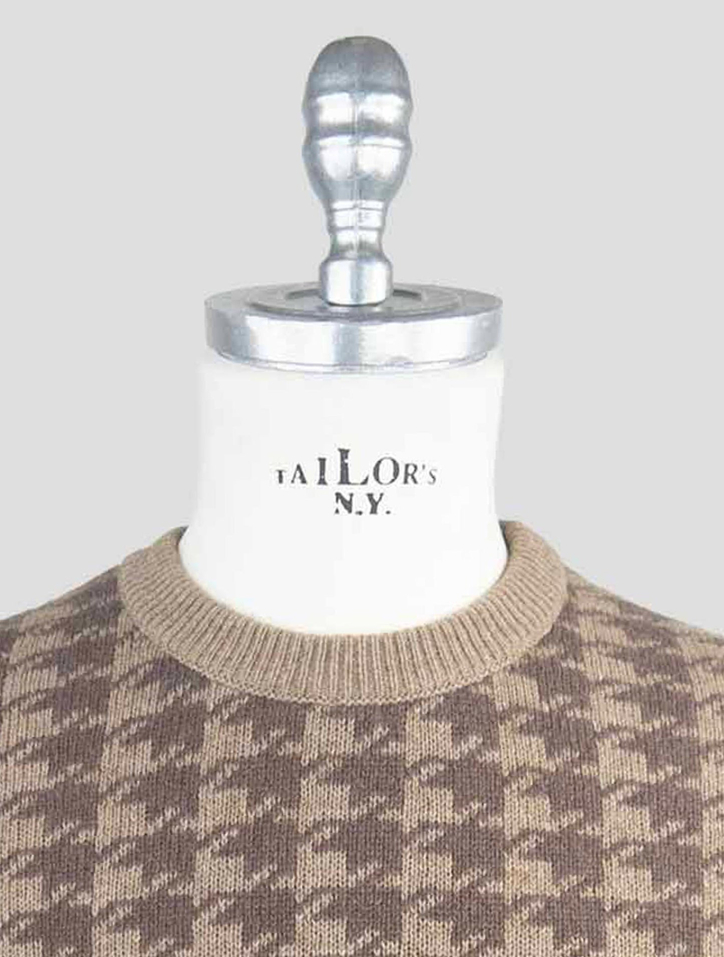 Kiton Brown Cashmere Sweater Crewneck