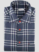 Kiton Blue Cotton Shirt