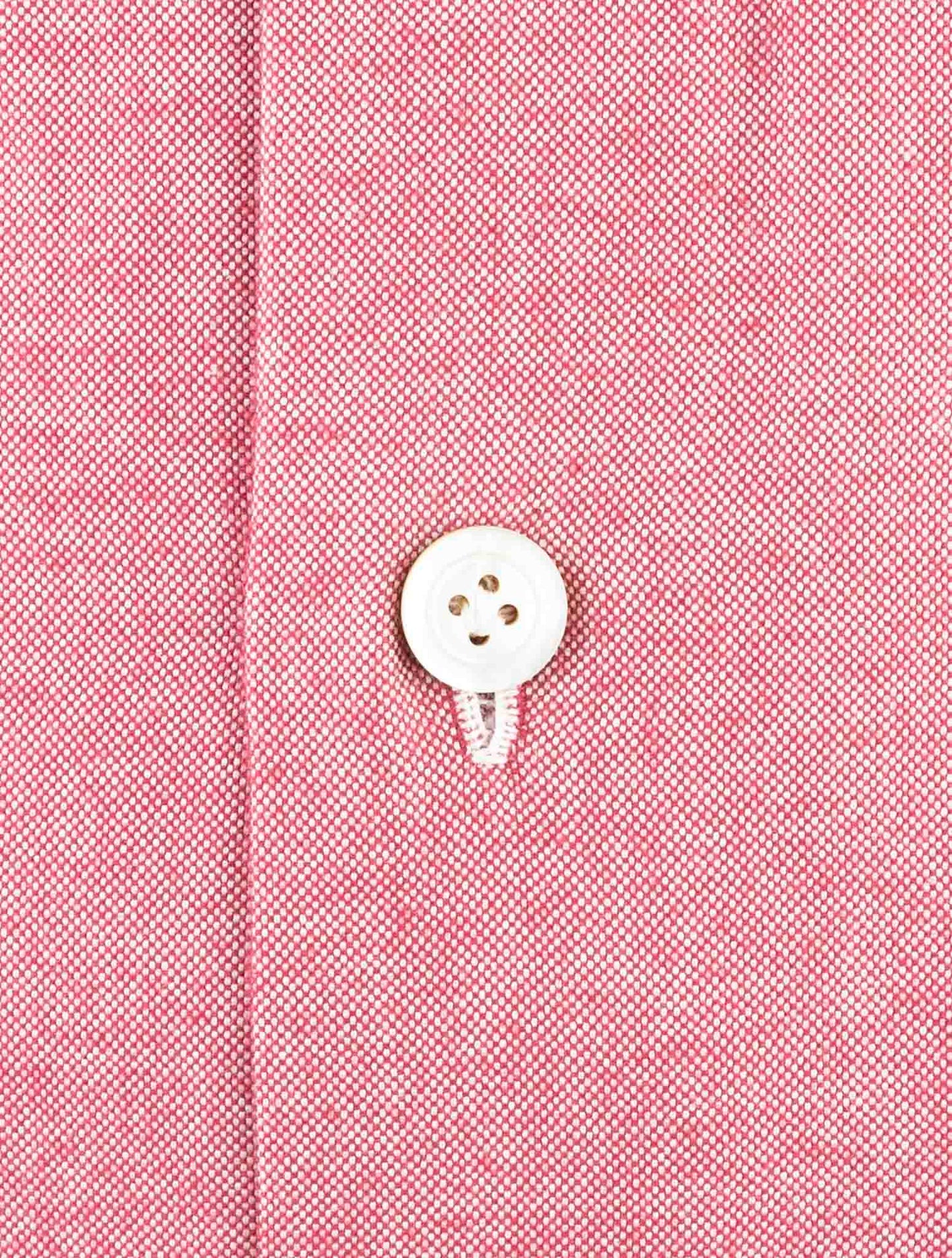 Kiton Red Cotton Cashmere Shirt