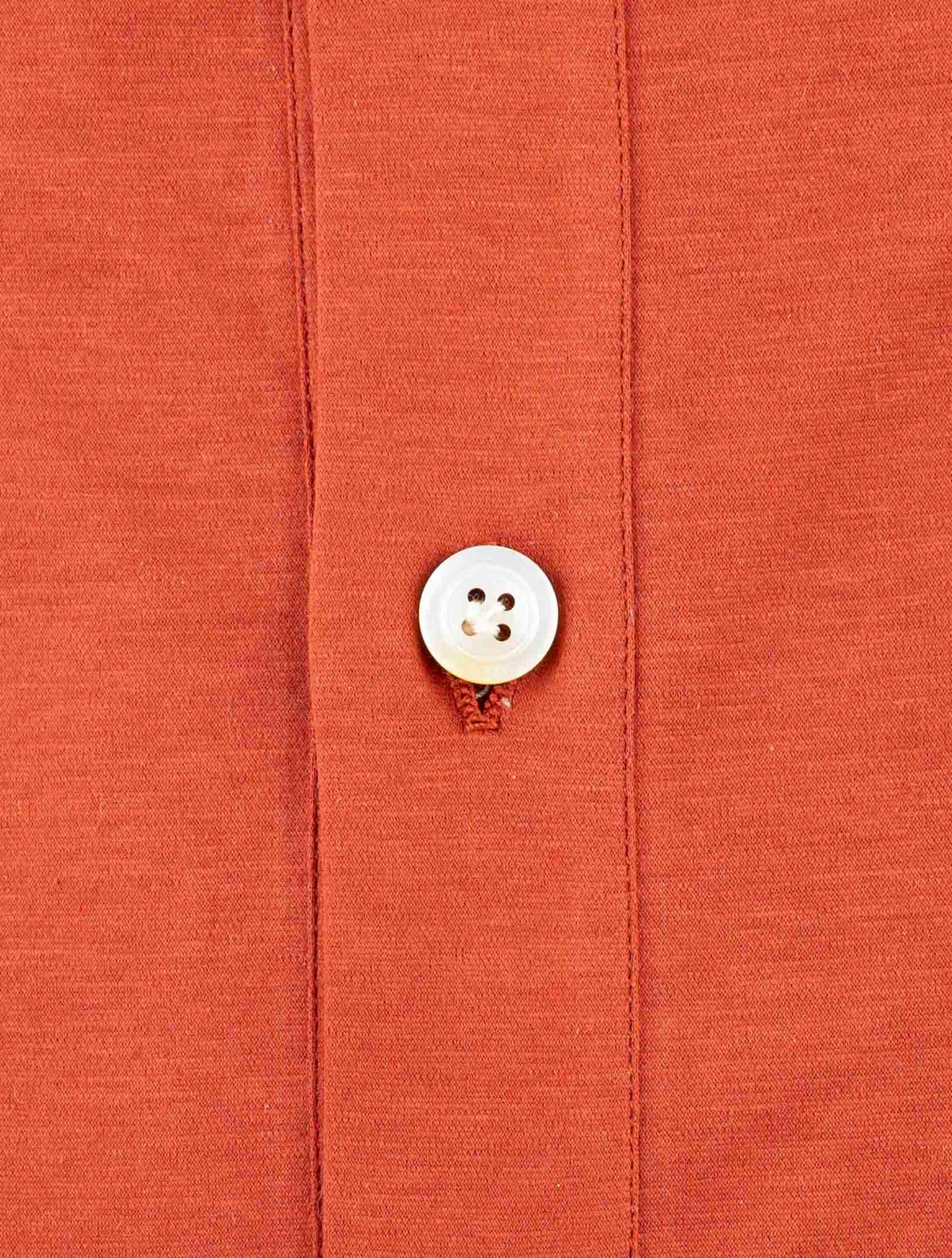 Kiton Orange Cotton Shirt