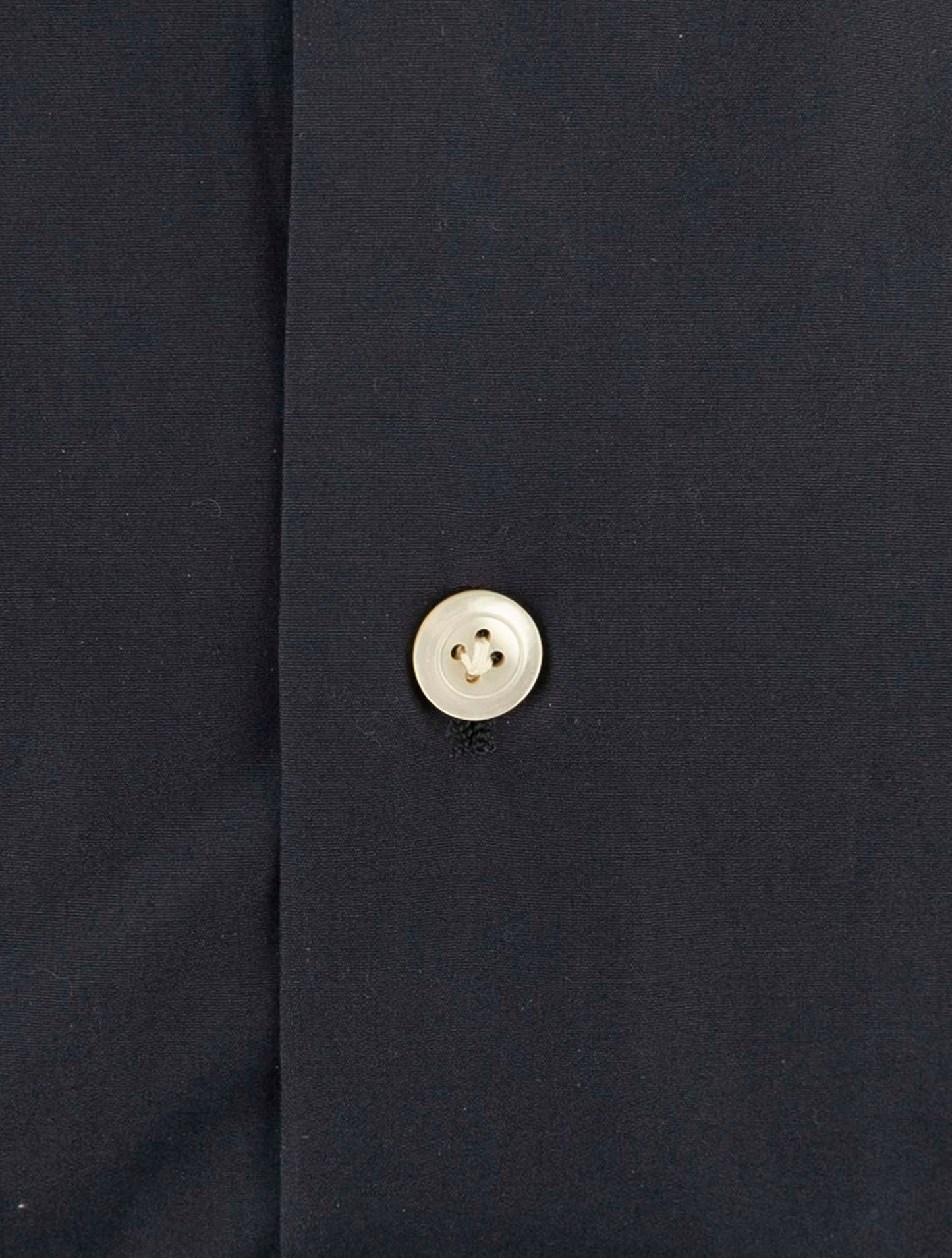 Kiton Blue Cotton Shirt