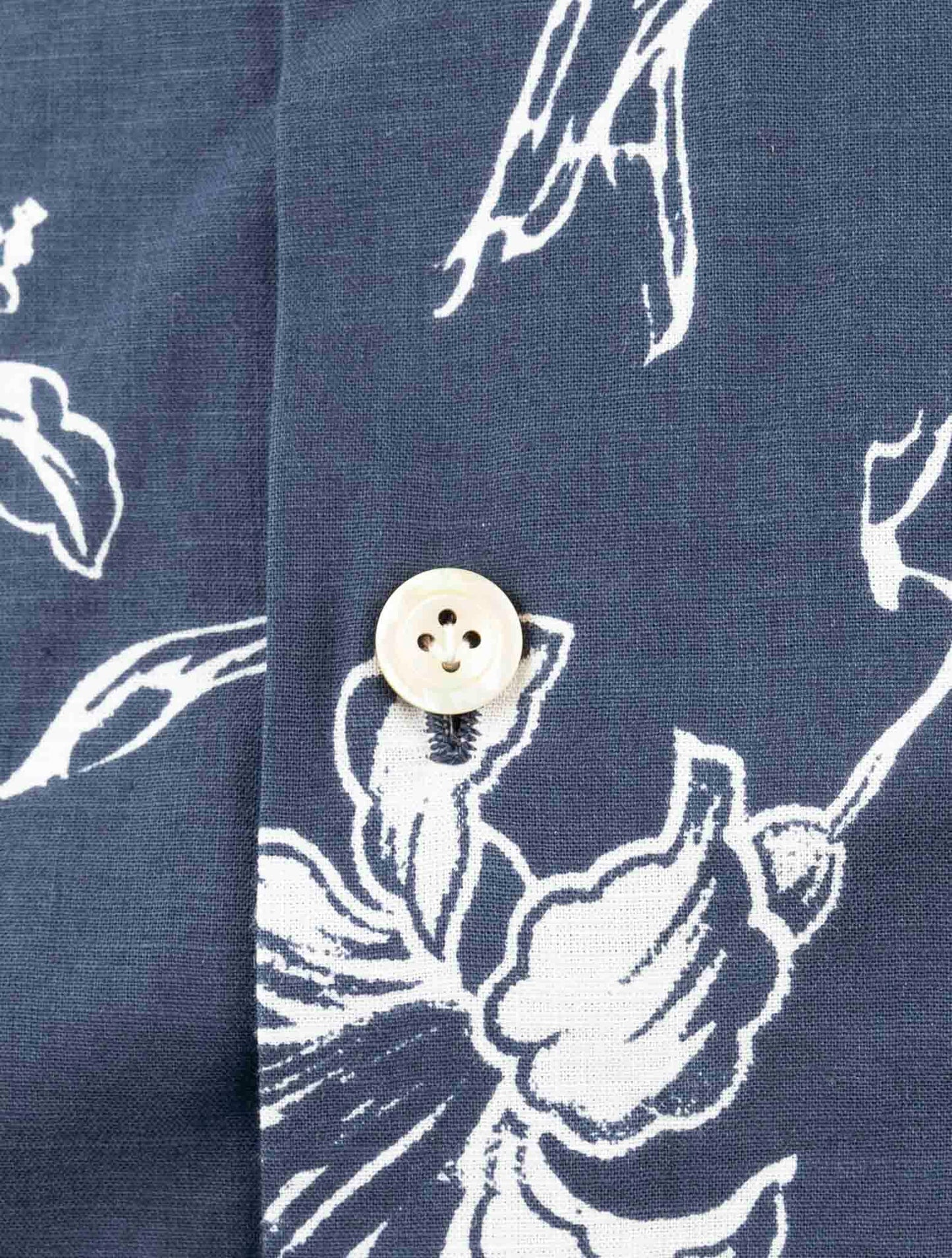 Kiton Blue Cotton Shirt