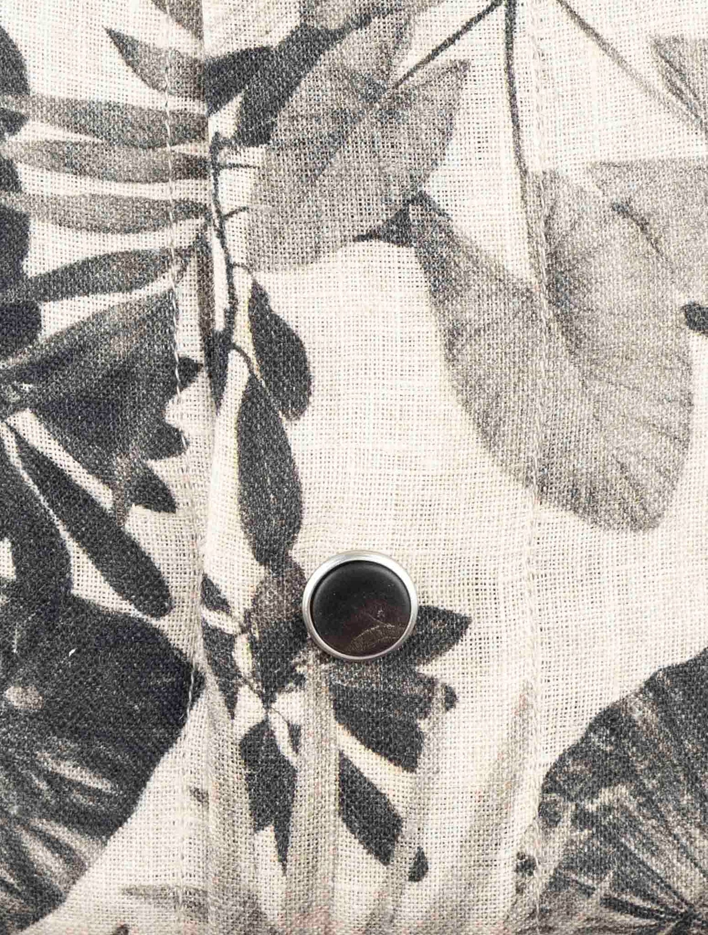 Kiton Gray Linen Shirt