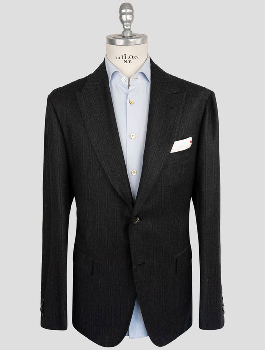 Kiton Dark Gray Cashmere Suit