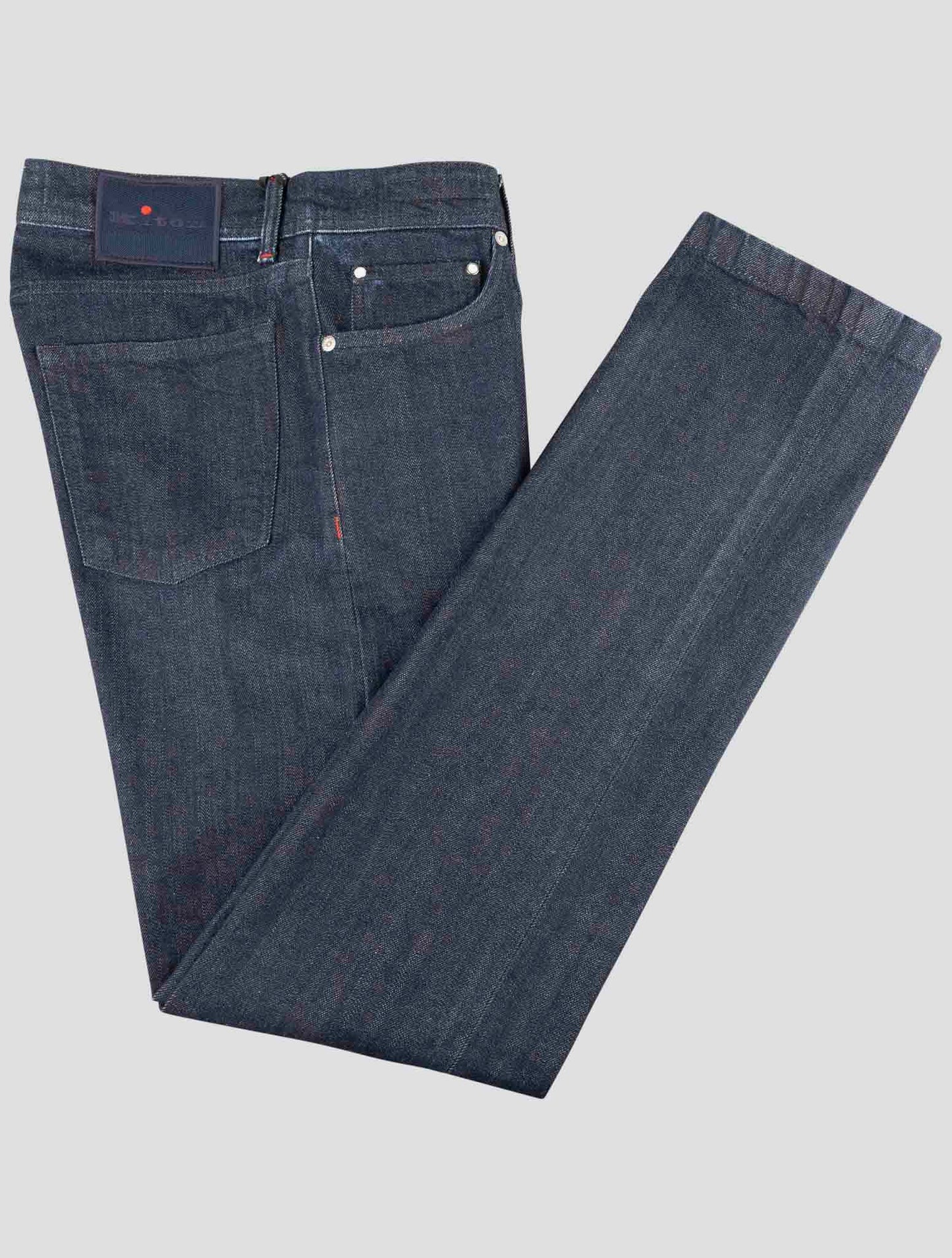 Kiton Blue Cotton Ea Jeans