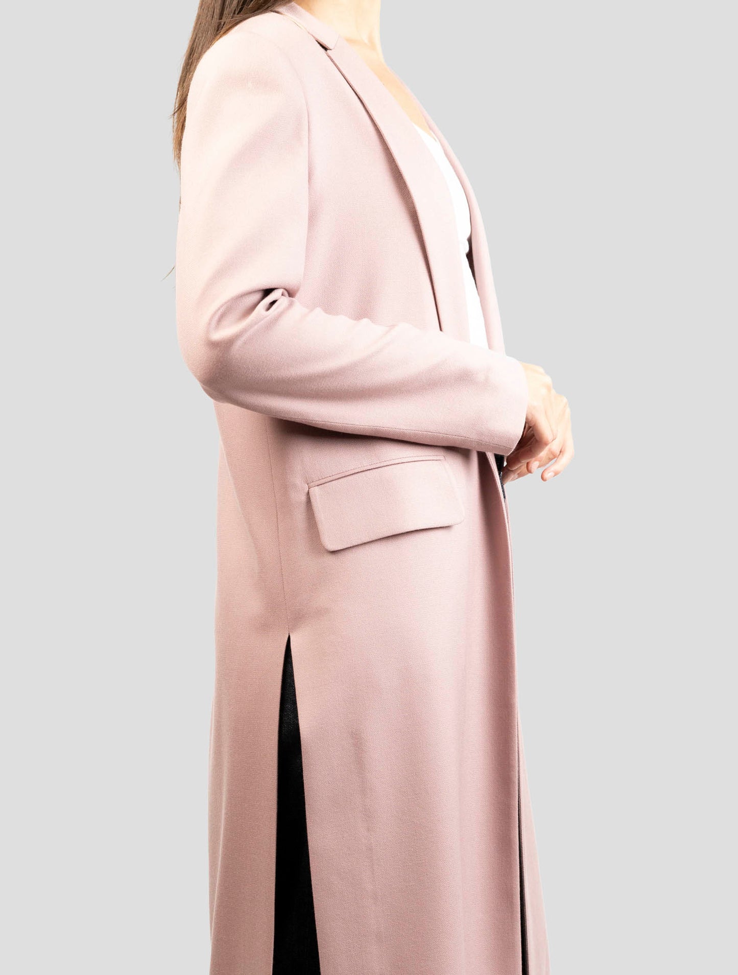 Kiton Pink Cashmere Overcoat