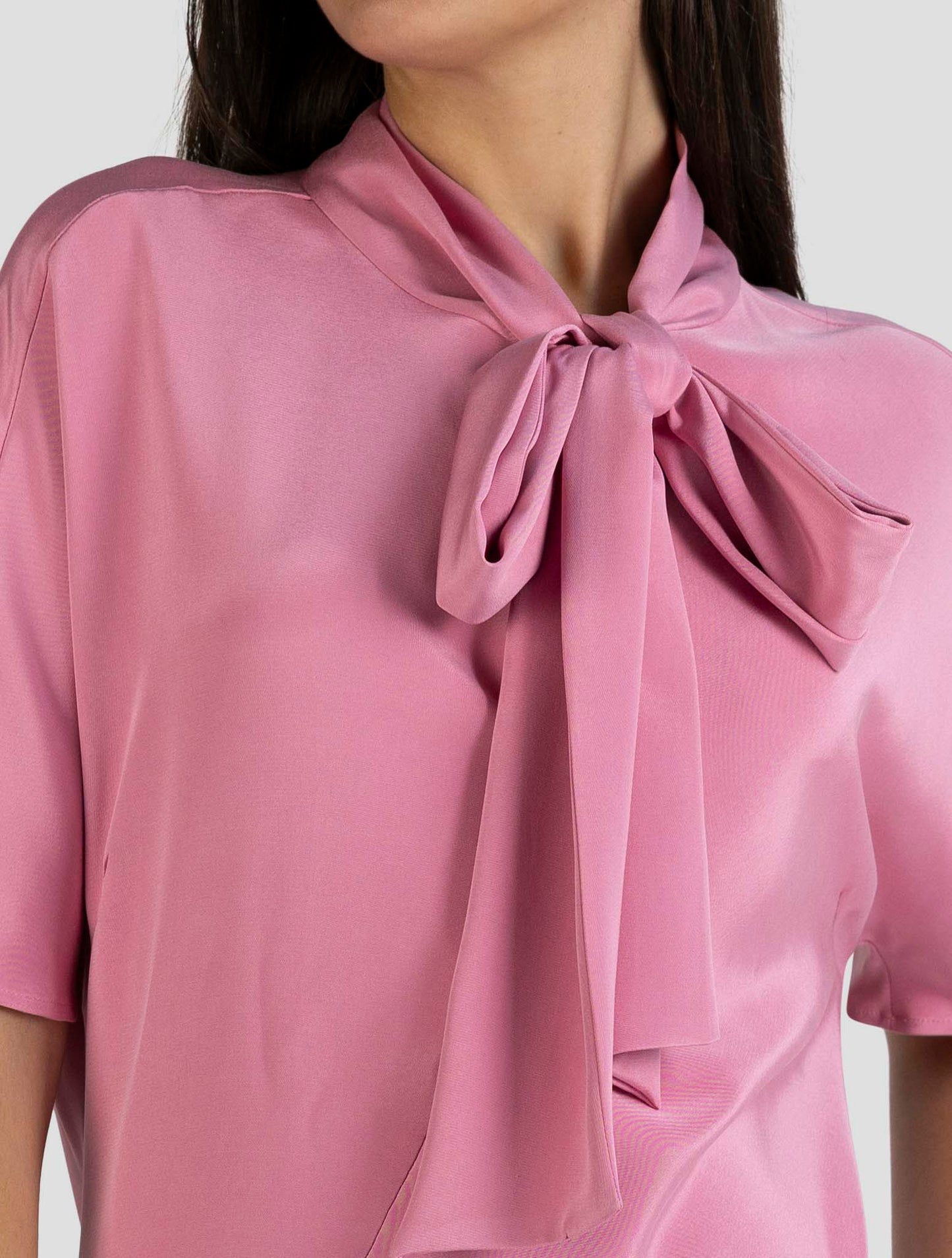 Kiton Pink Silk Ea Dress