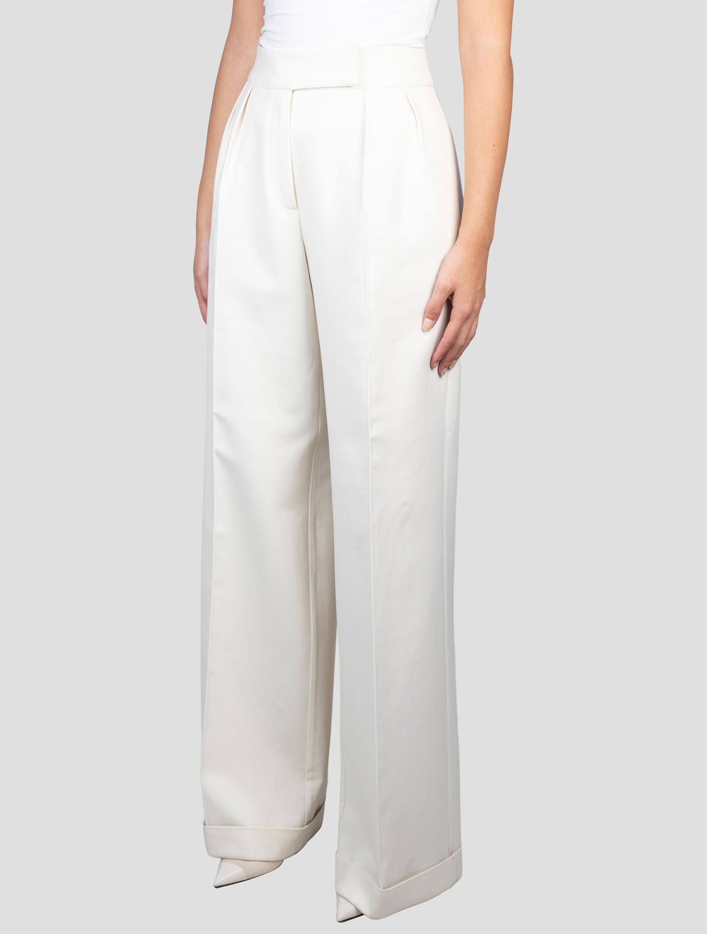 Kiton Beige Virgin Wool Ea Pants