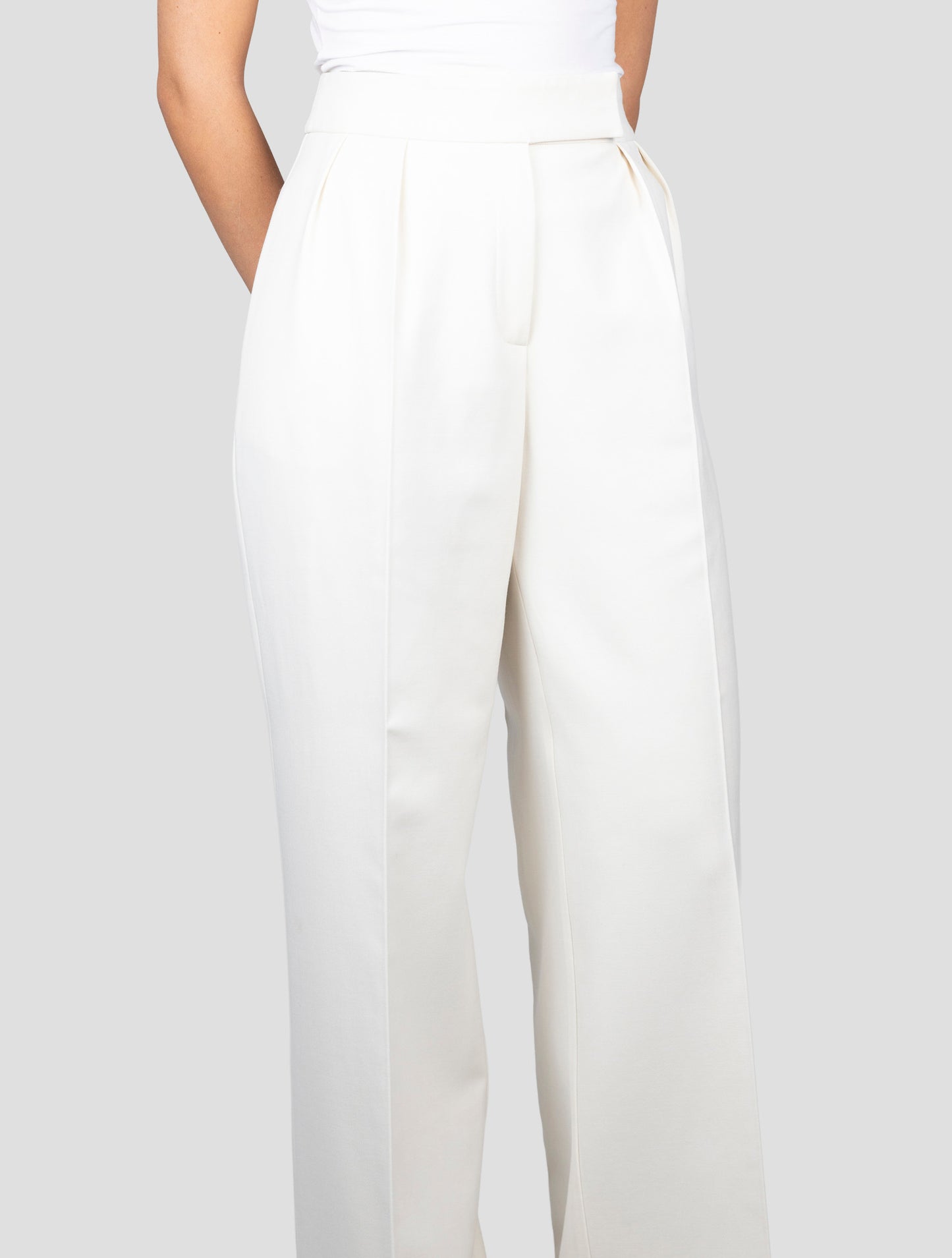 Kiton Beige Virgin Wool Ea Pants