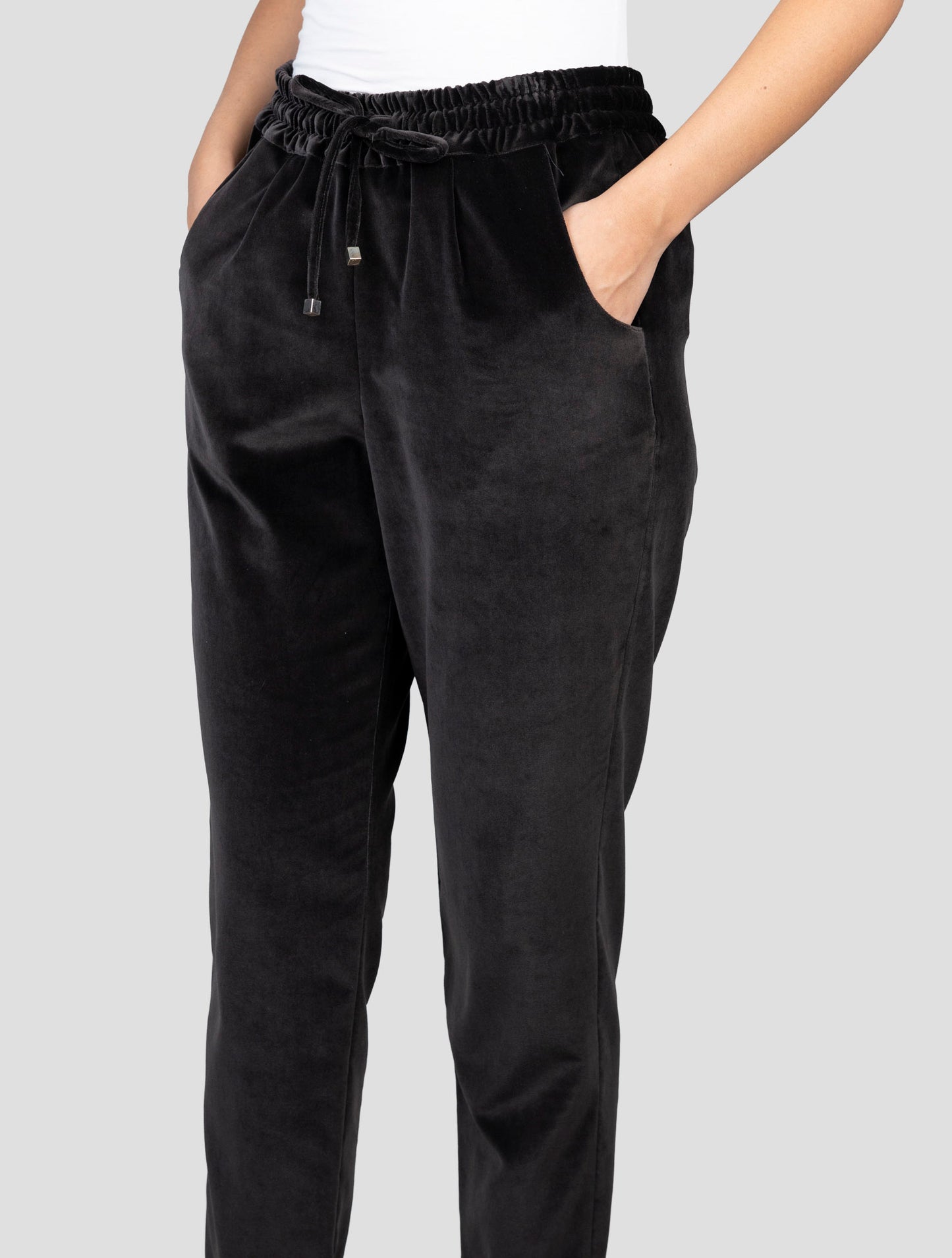 Kiton Brown Cotton Silk Velvet Pants