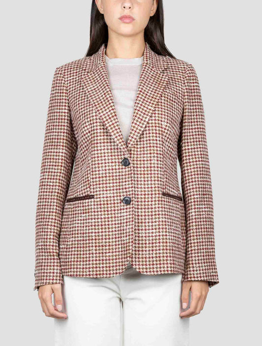 Kiton Multicolor Cashmere Silk Blazer