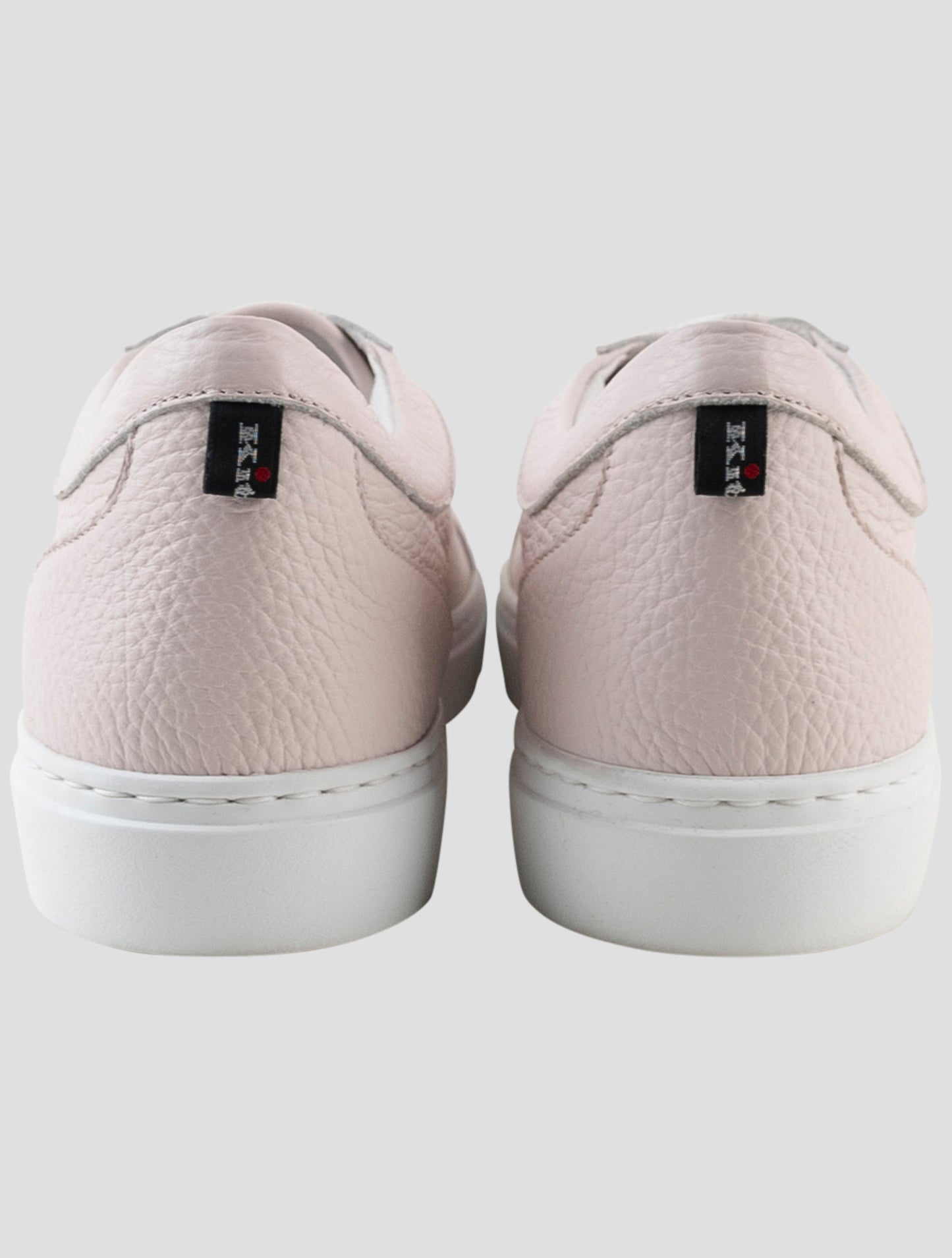 Kiton Pink Leather Sneakers