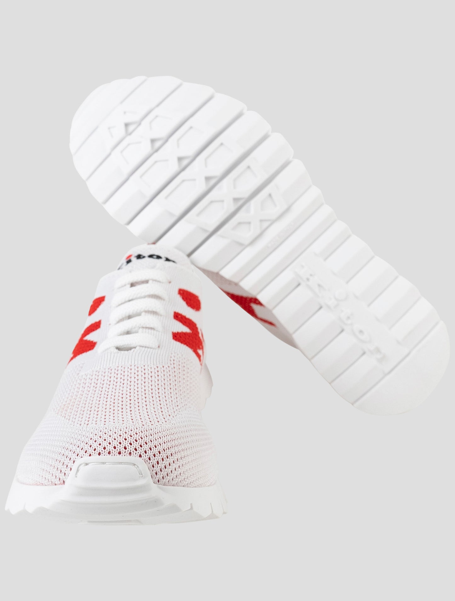 Kiton White Cotton Ea Sneakers