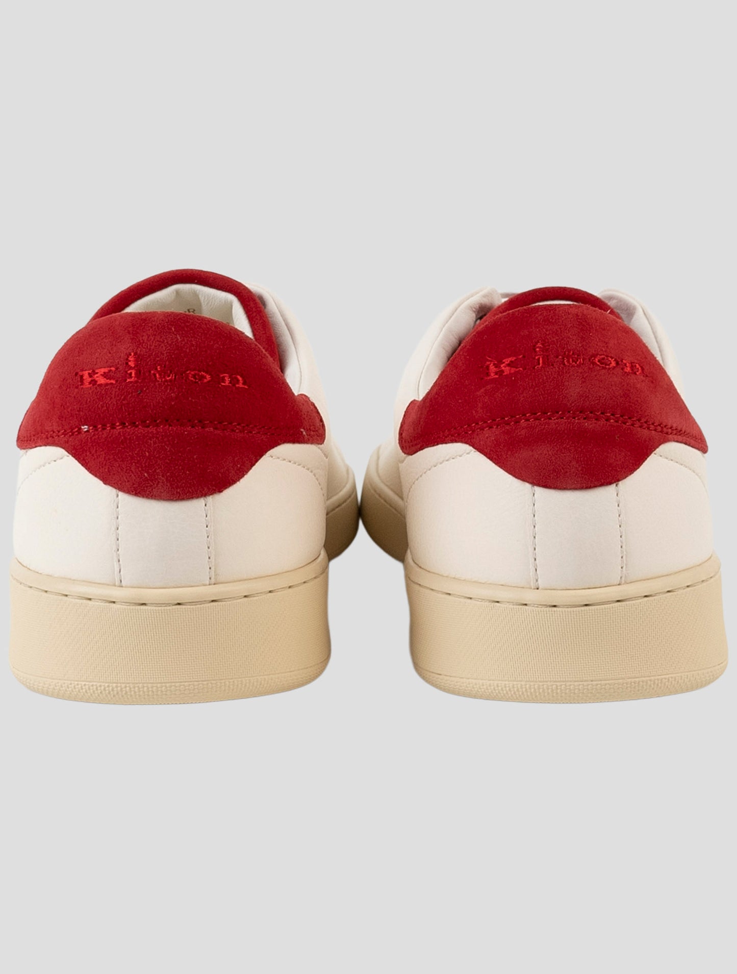 Kiton White Leather Sneakers