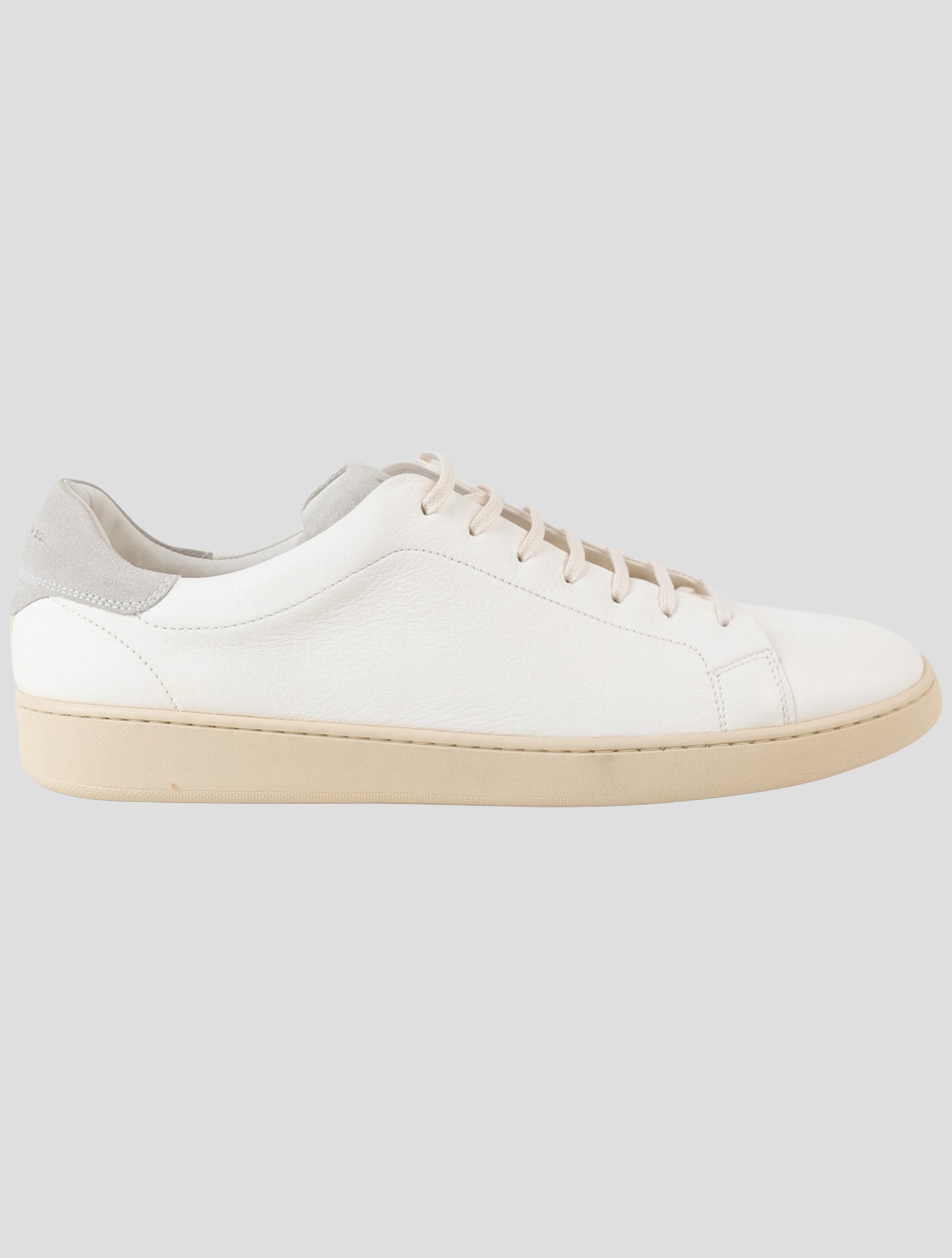 Kiton White Leather Sneakers