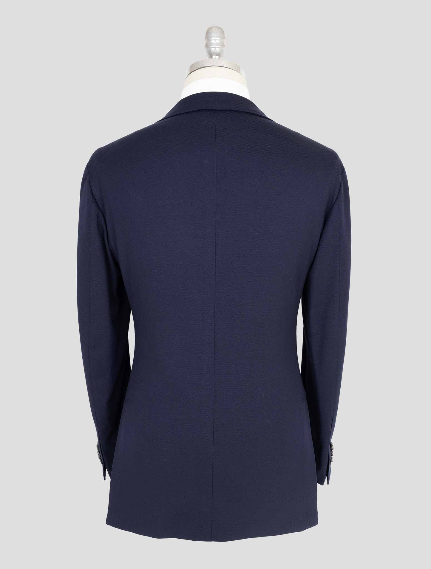 Kiton Knt Blue Virgin Wool Ea Suit