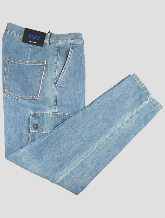 Kiton Knt Denim Cotton Pe Cargo Jeans