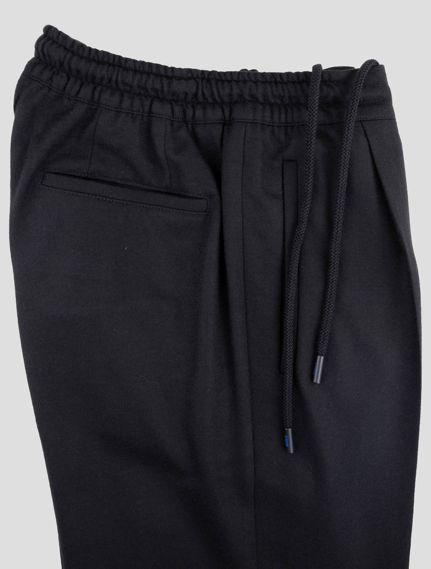 Kiton Knt Black Virgin Wool Pants