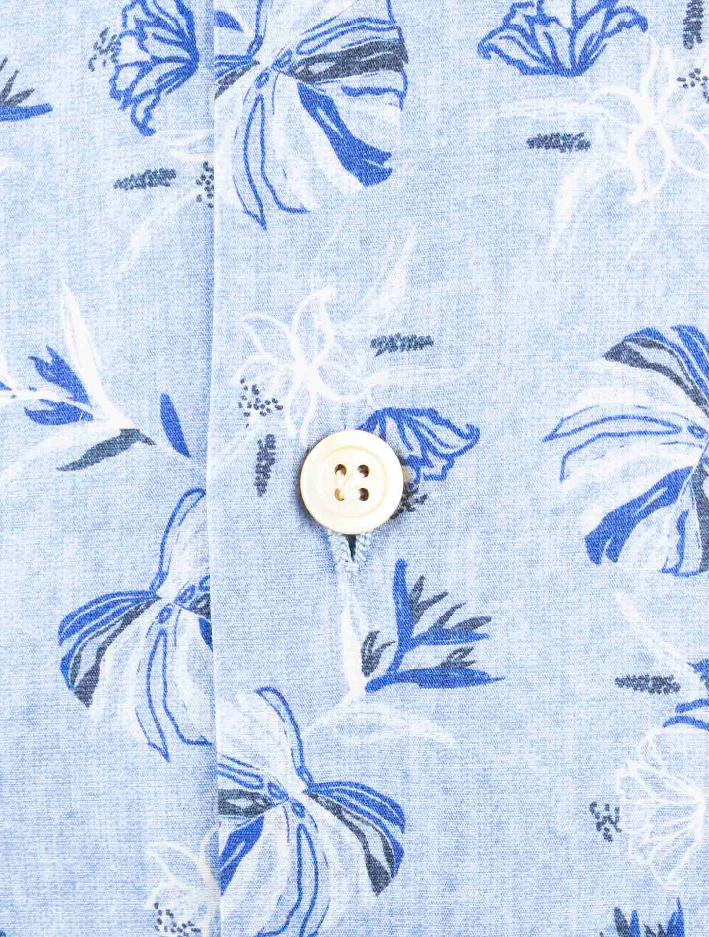 Kiton Light Blue Cotton Ea Shirt