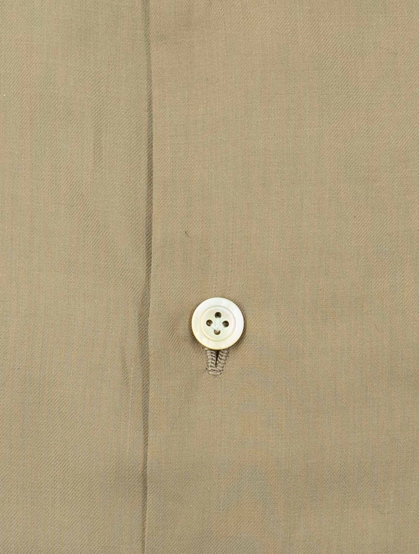 Kiton Brown Cotton Shirt