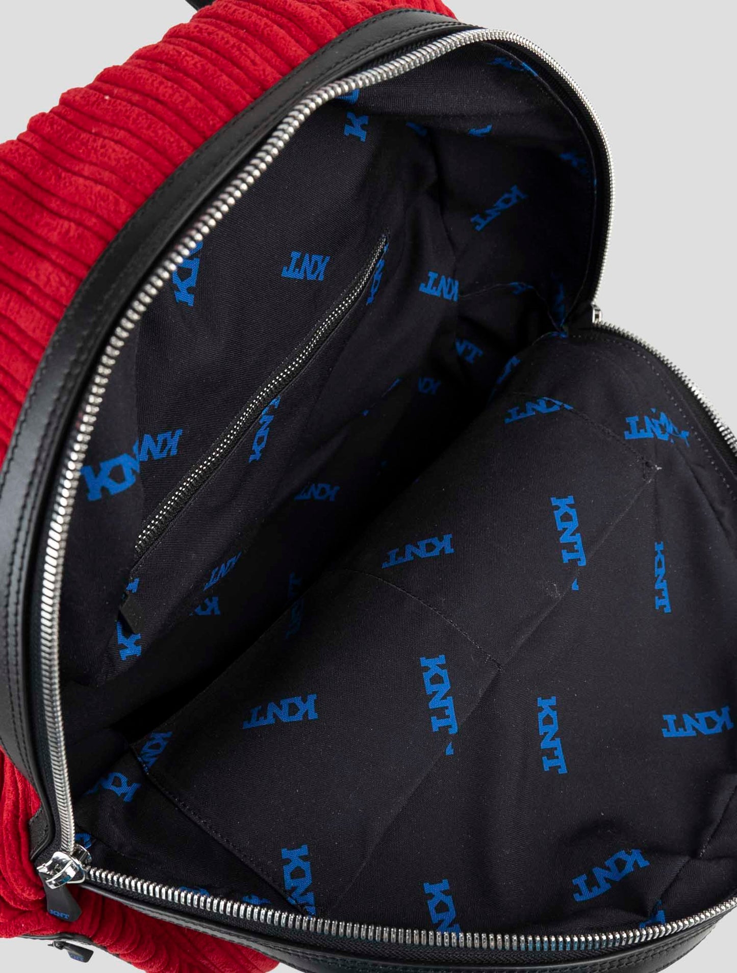 Kiton Red Pl Ea Velvet Backpack