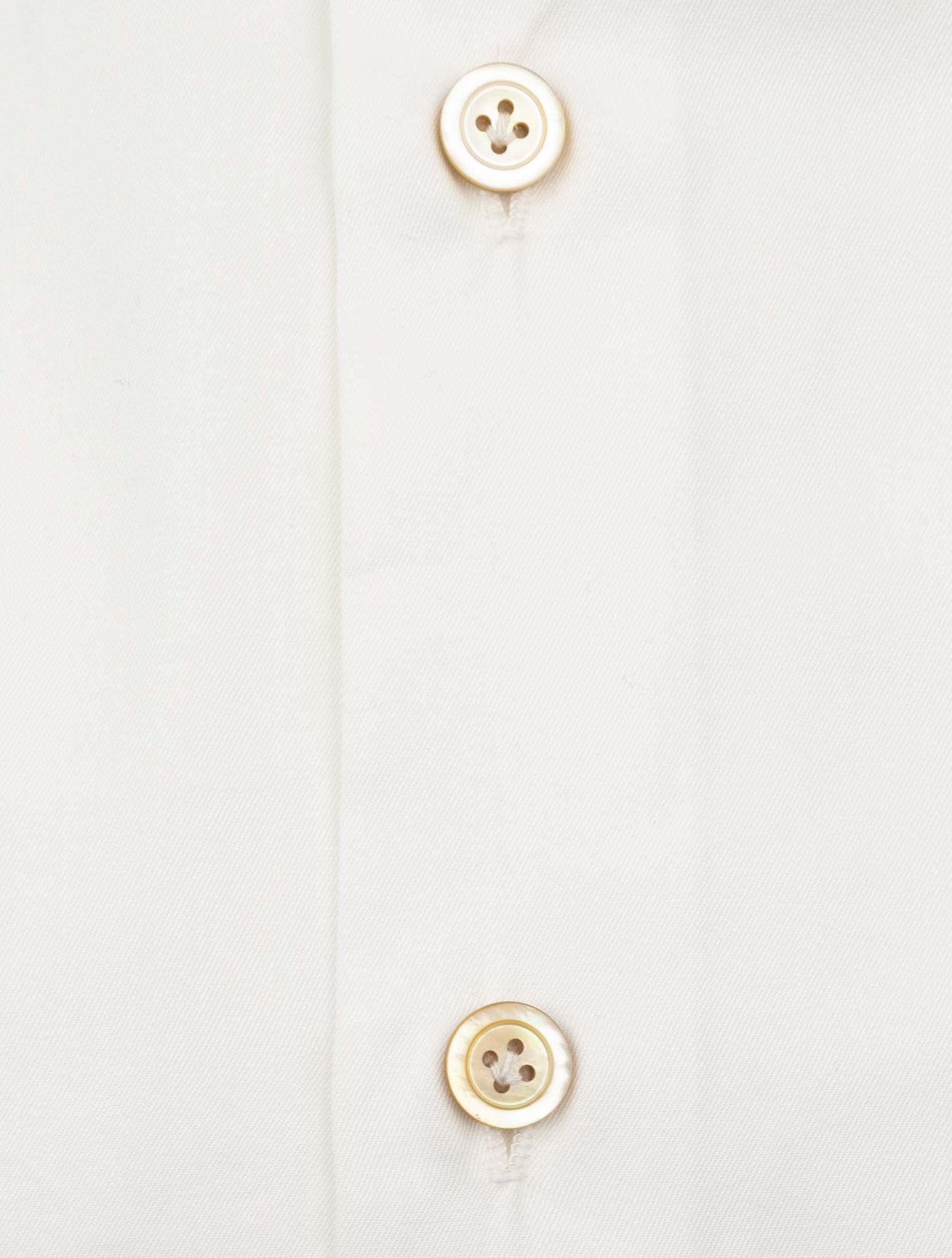 Kiton White Cotton Shirt