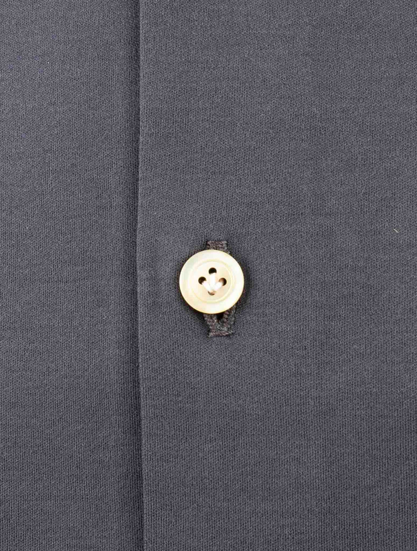 Kiton Gray Cotton Shirt