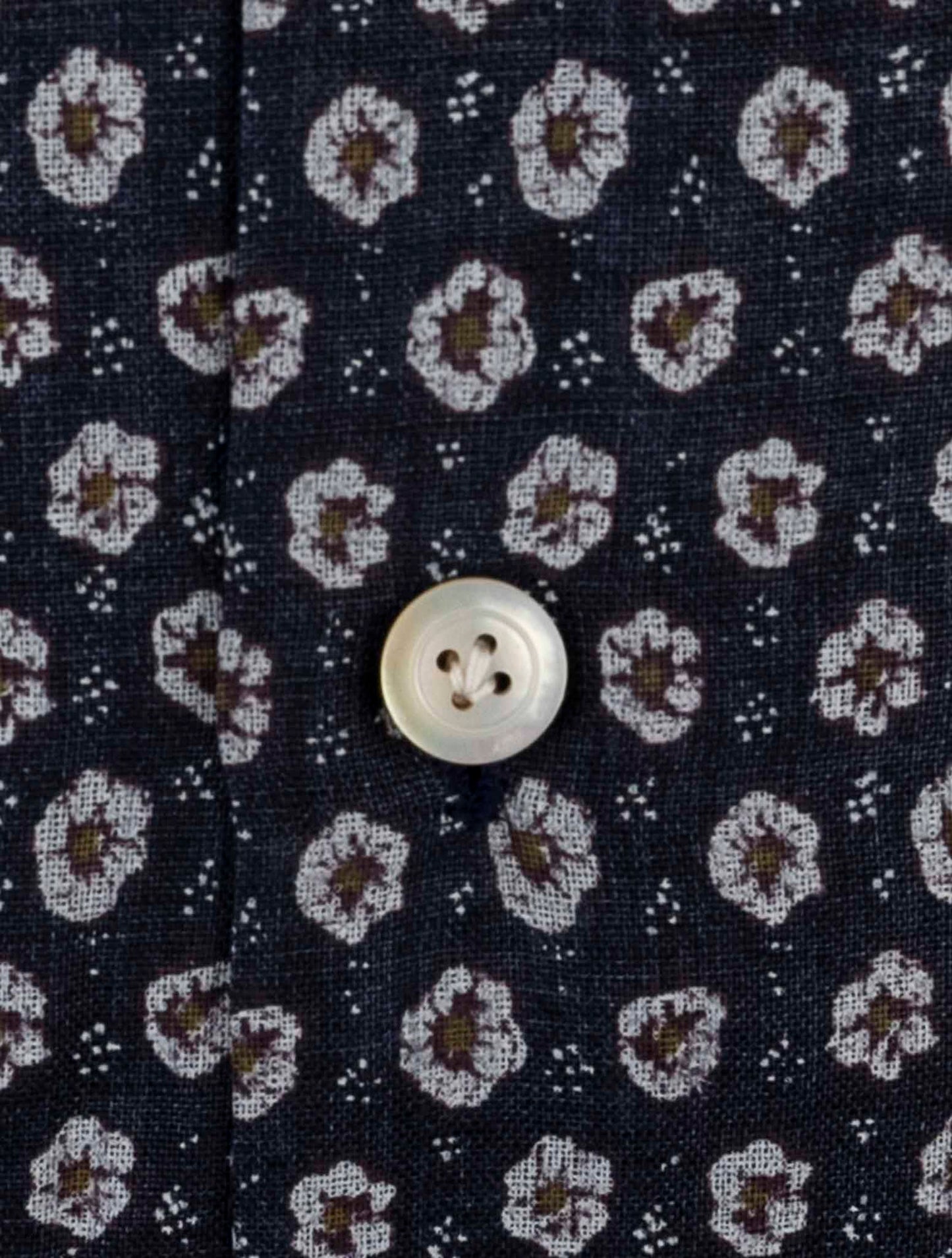 Kiton Blue Cotton Shirt