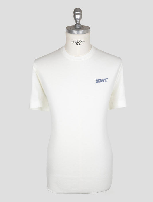 Kiton Knt White Cotton T-Shirt