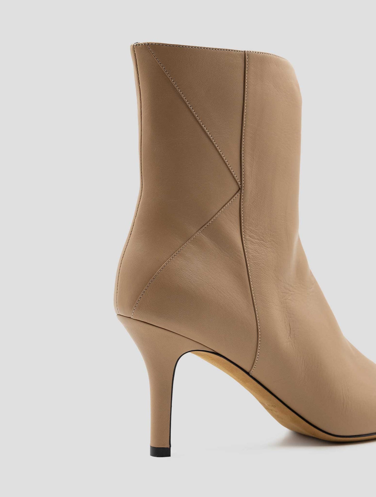 Kiton Beige Leather Boots