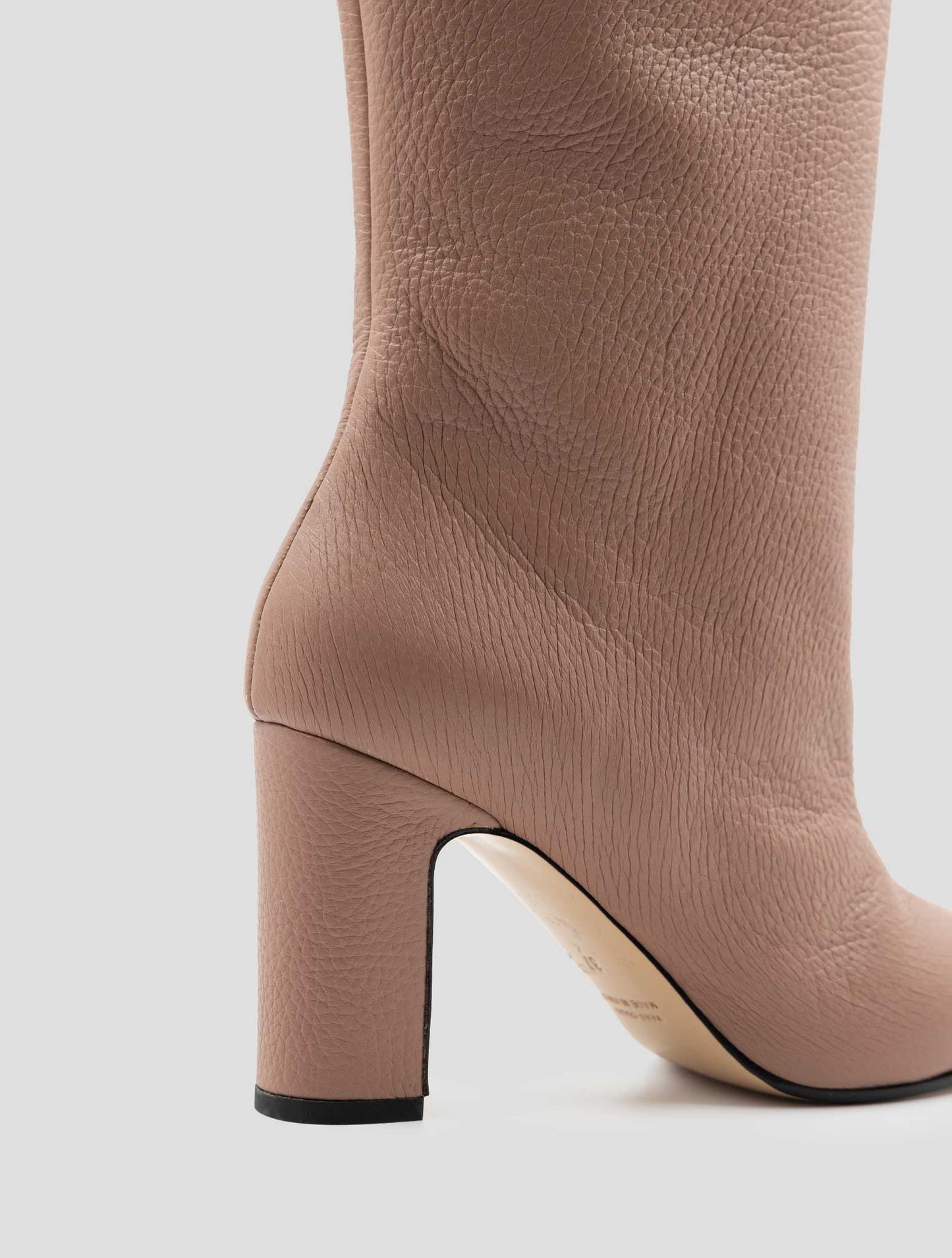 Kiton Pink Leather Deer Boots