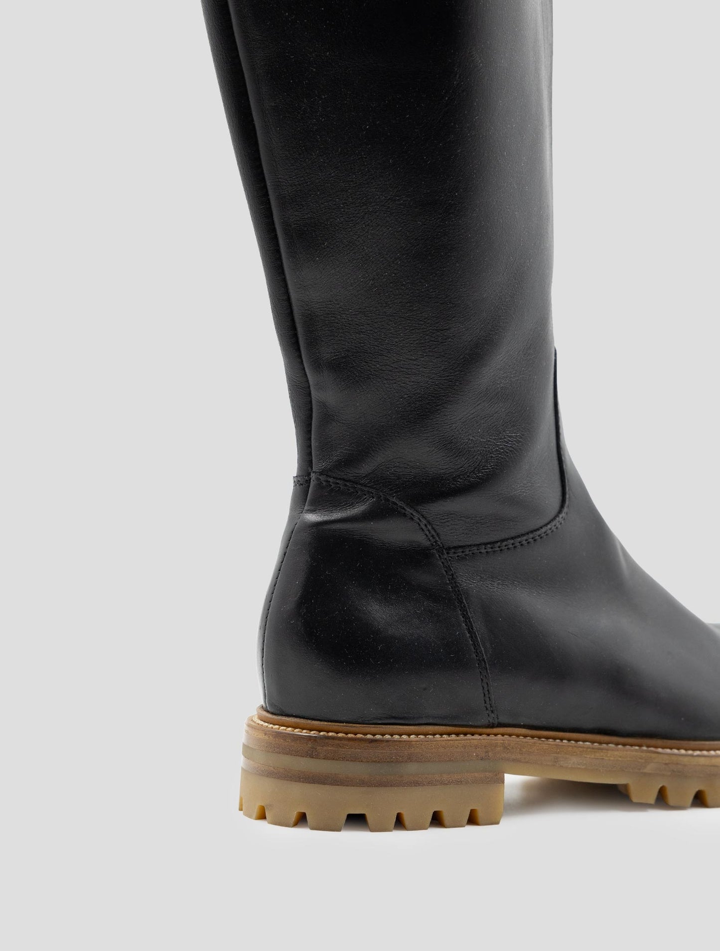 Kiton Black Leather Boots