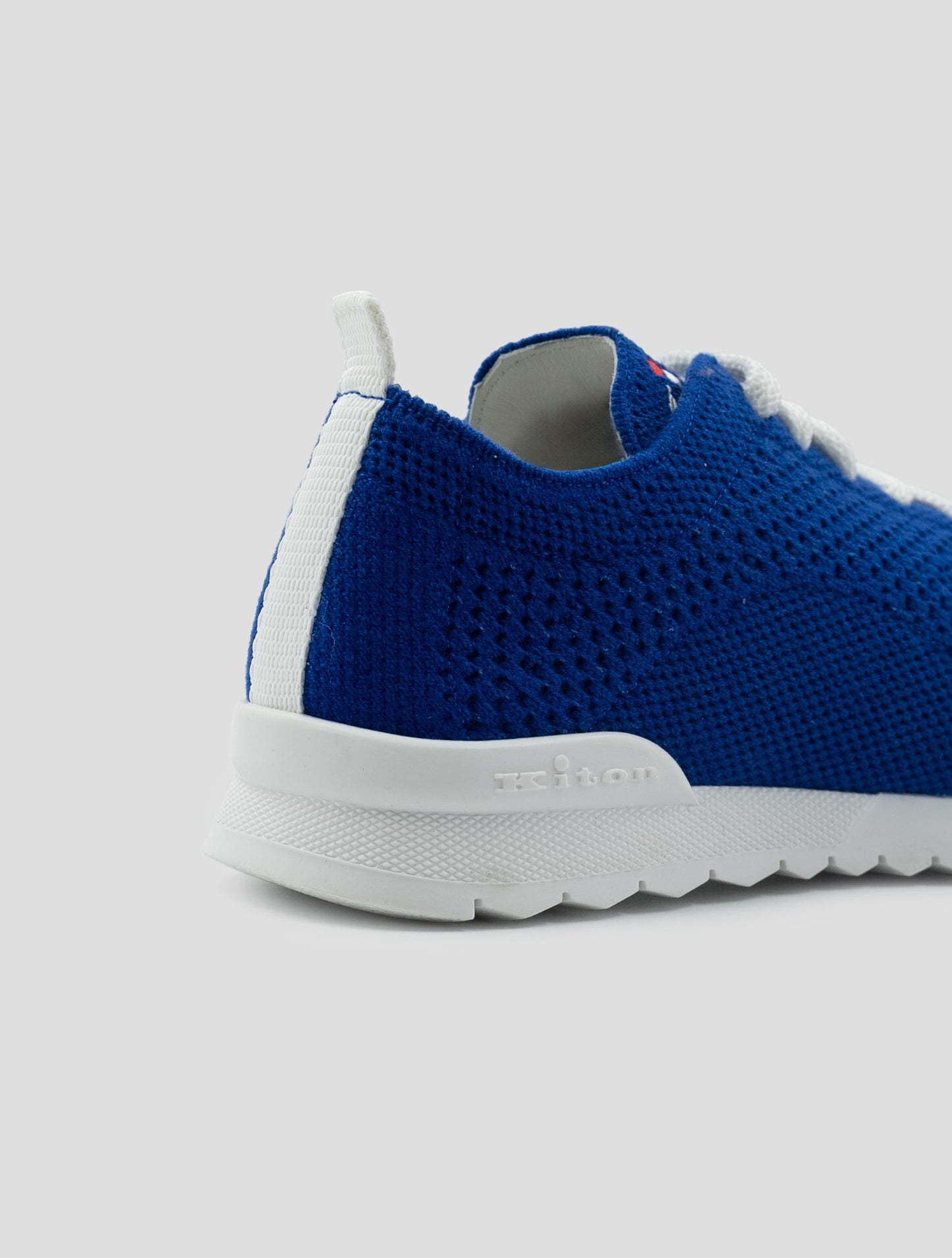 Kiton Blue Cashmere Pl Sneakers