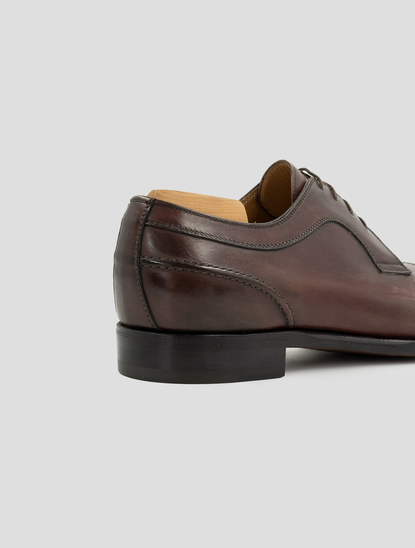 Kiton Brown Leather Dress Shoes