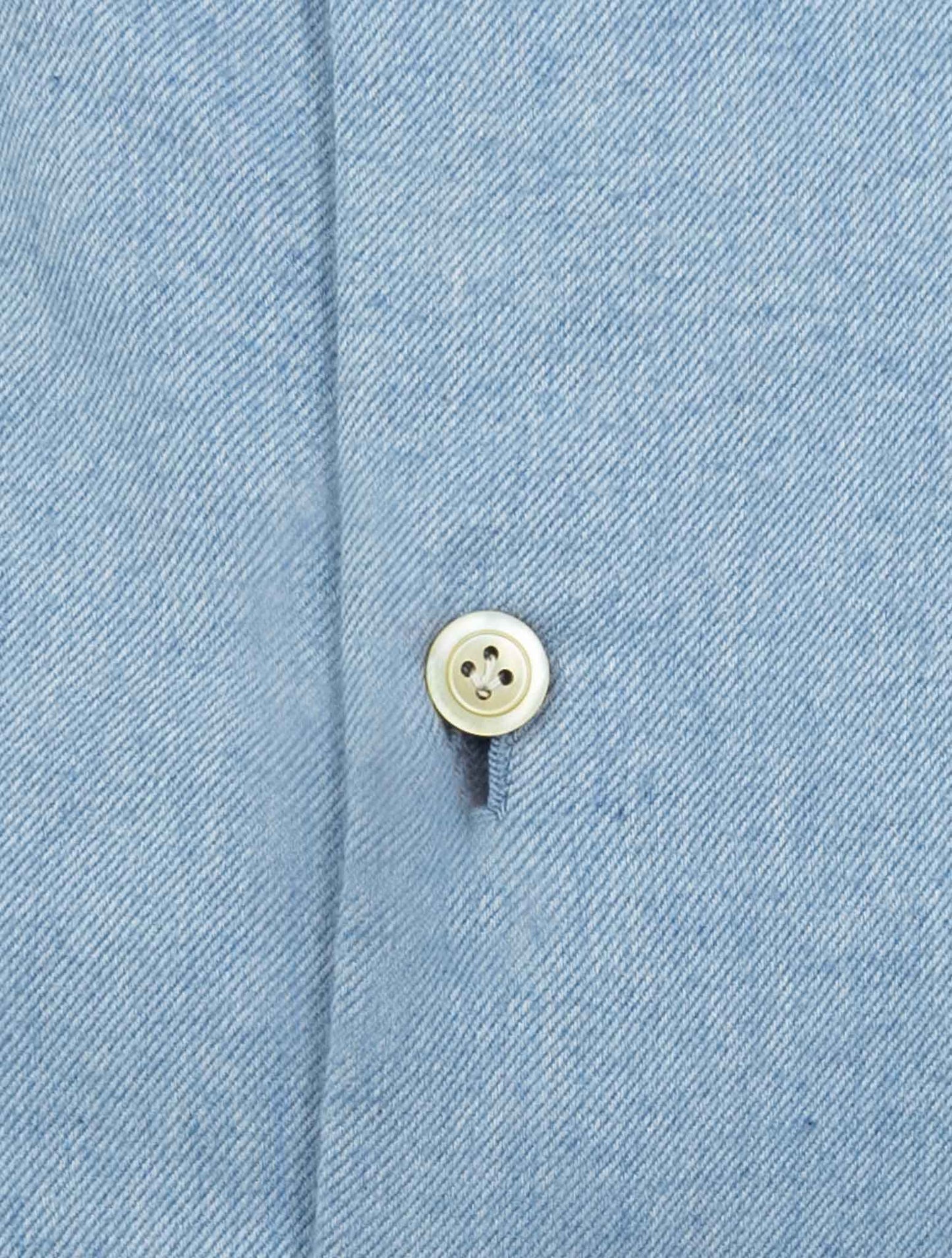 Kiton Light Blue Cotton Shirt