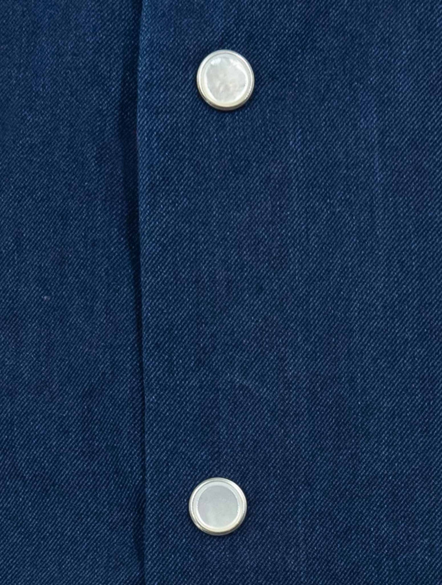 Kiton Denim Cotton Shirt