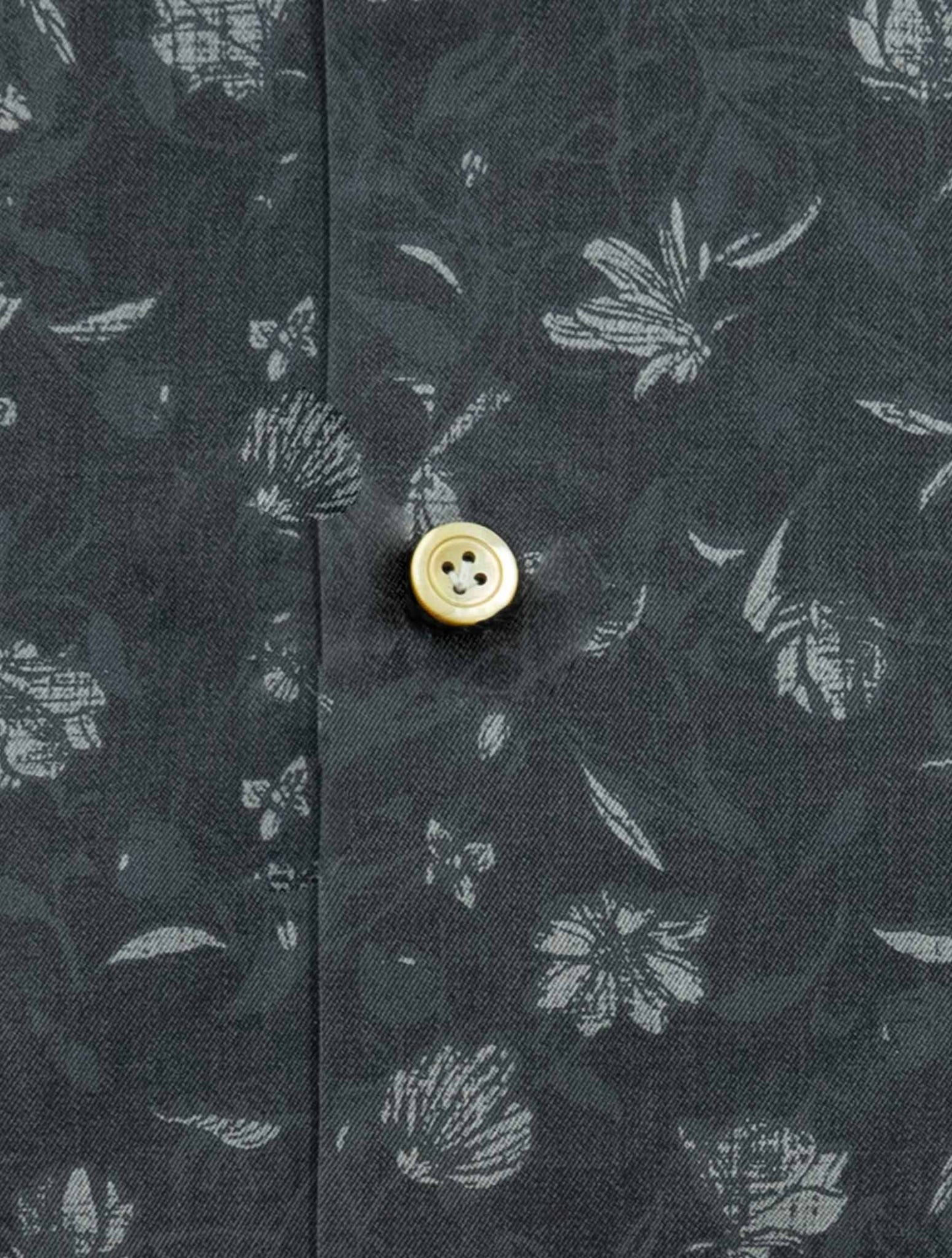 Kiton Gray Cotton Shirt