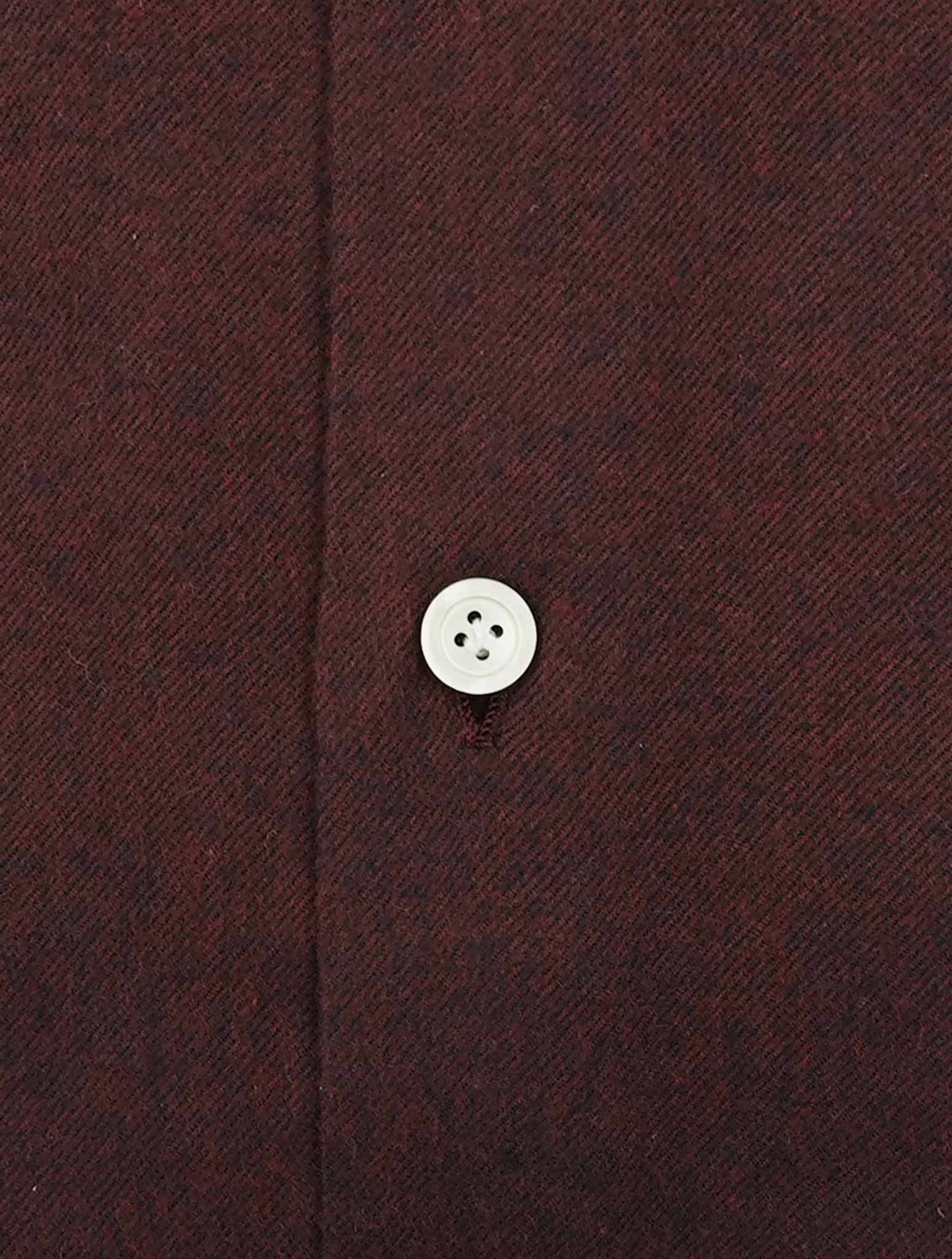 Kiton Burgundy Cotton Shirt