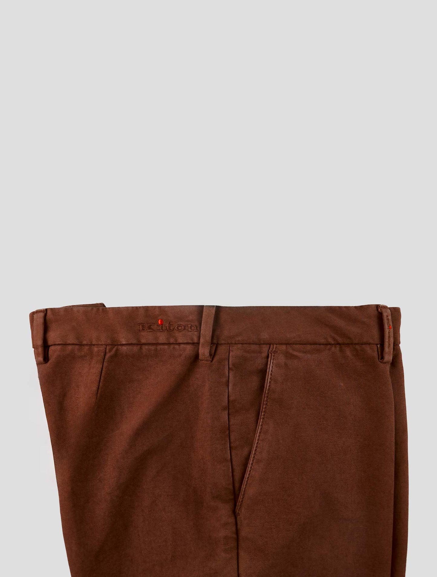 Kiton Brown Cotton Ea Women Pants
