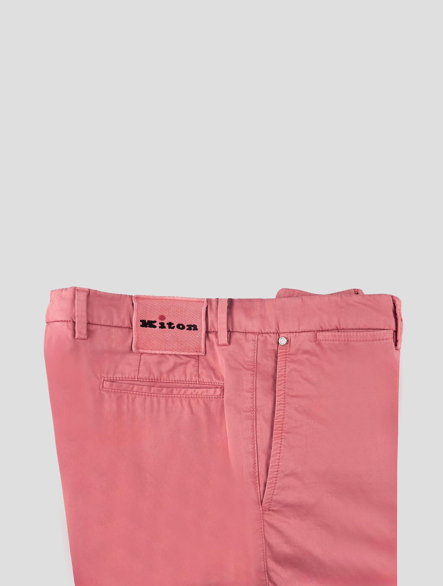 Kiton Pink Cotton Ea Cargo Pants