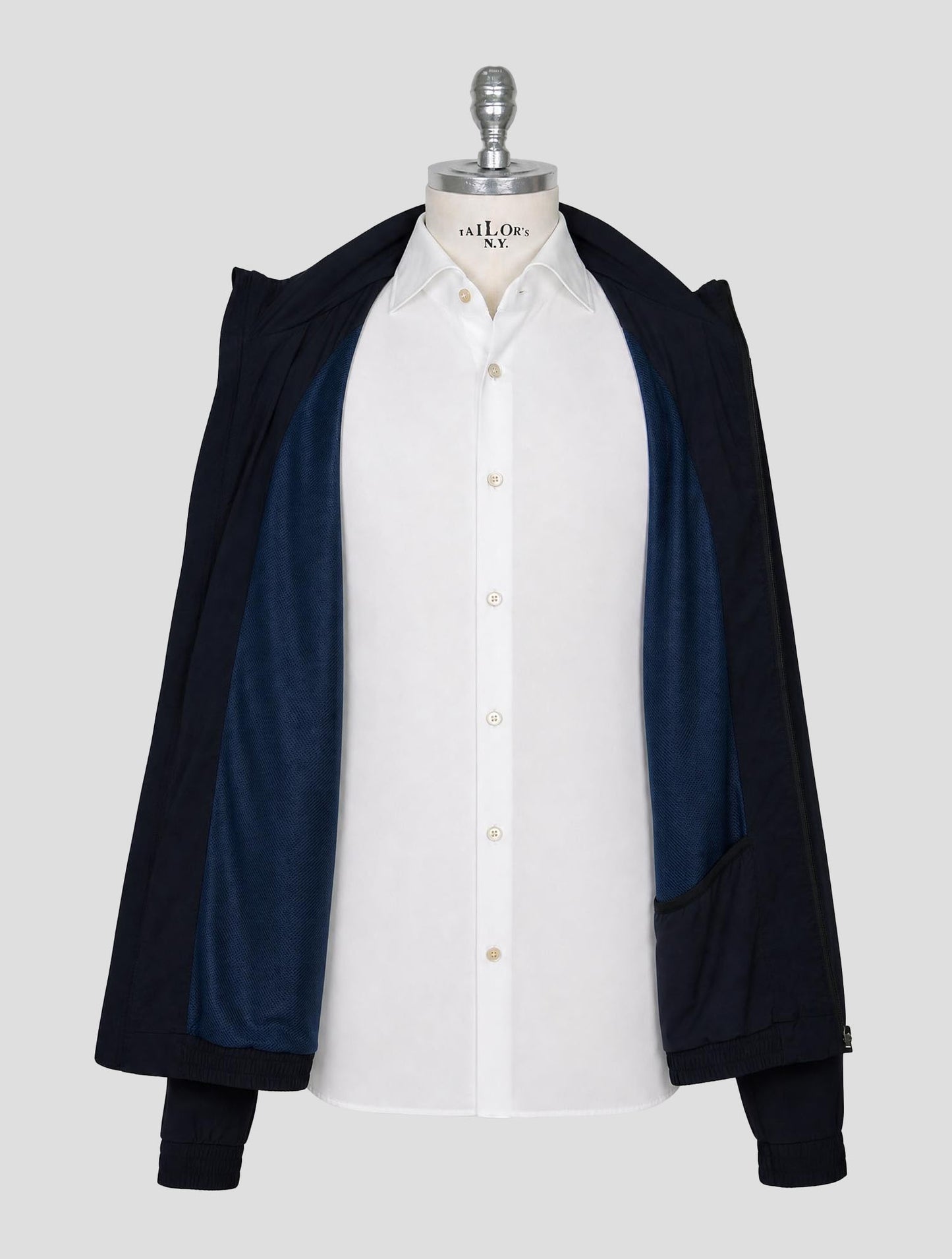 Kiton Blue Pa Ea Coat