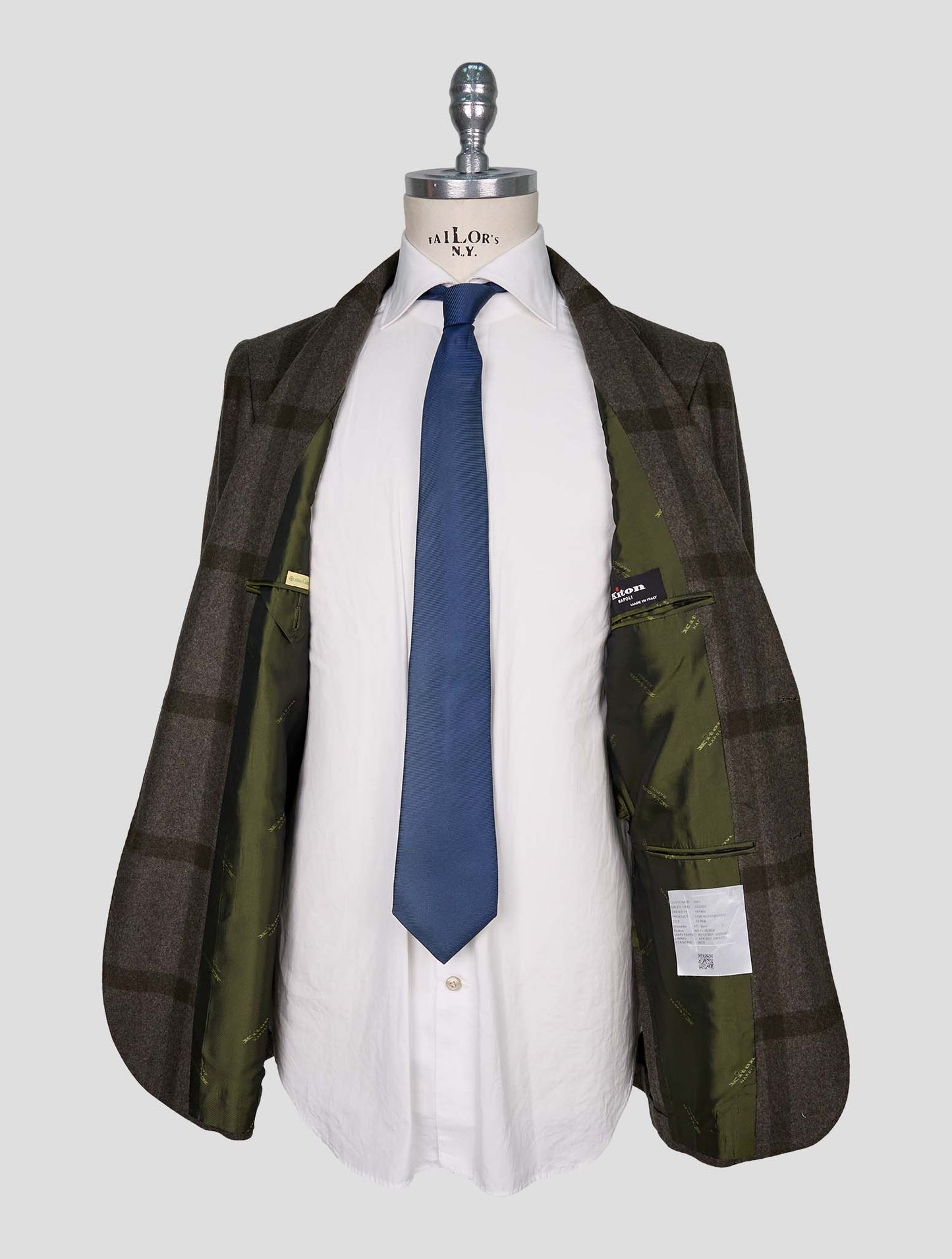 Kiton Green Cashmere Blazer