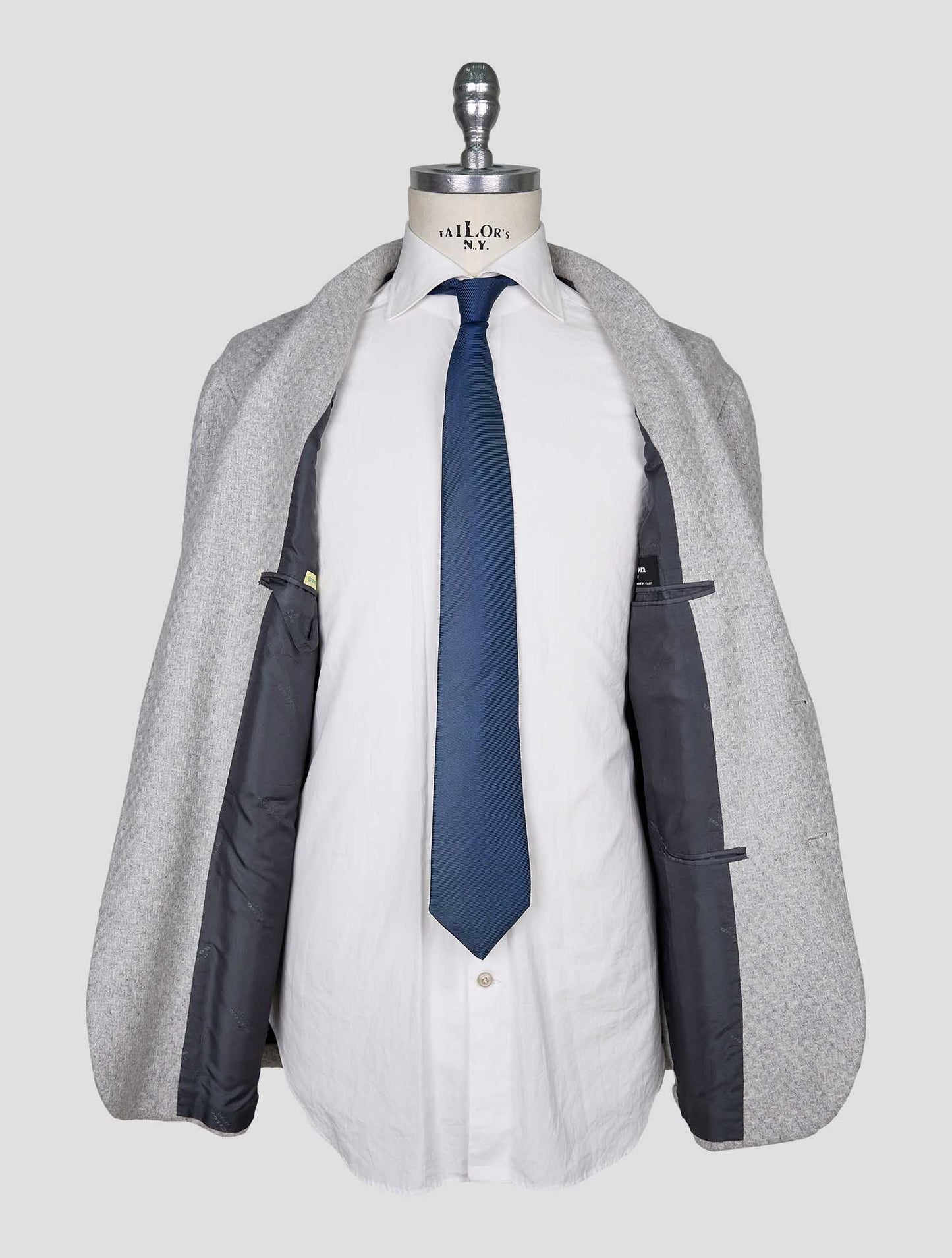 Kiton Gray Cashmere Blazer