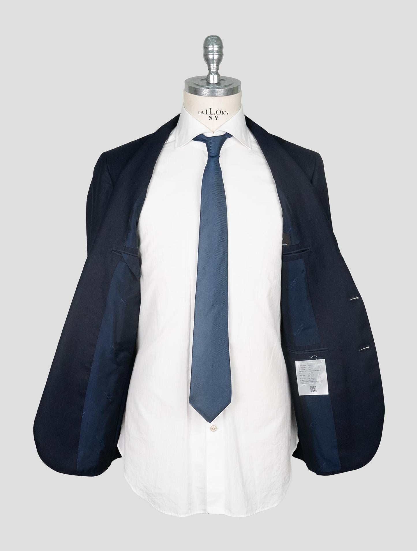 Kiton Blue Wool Suit