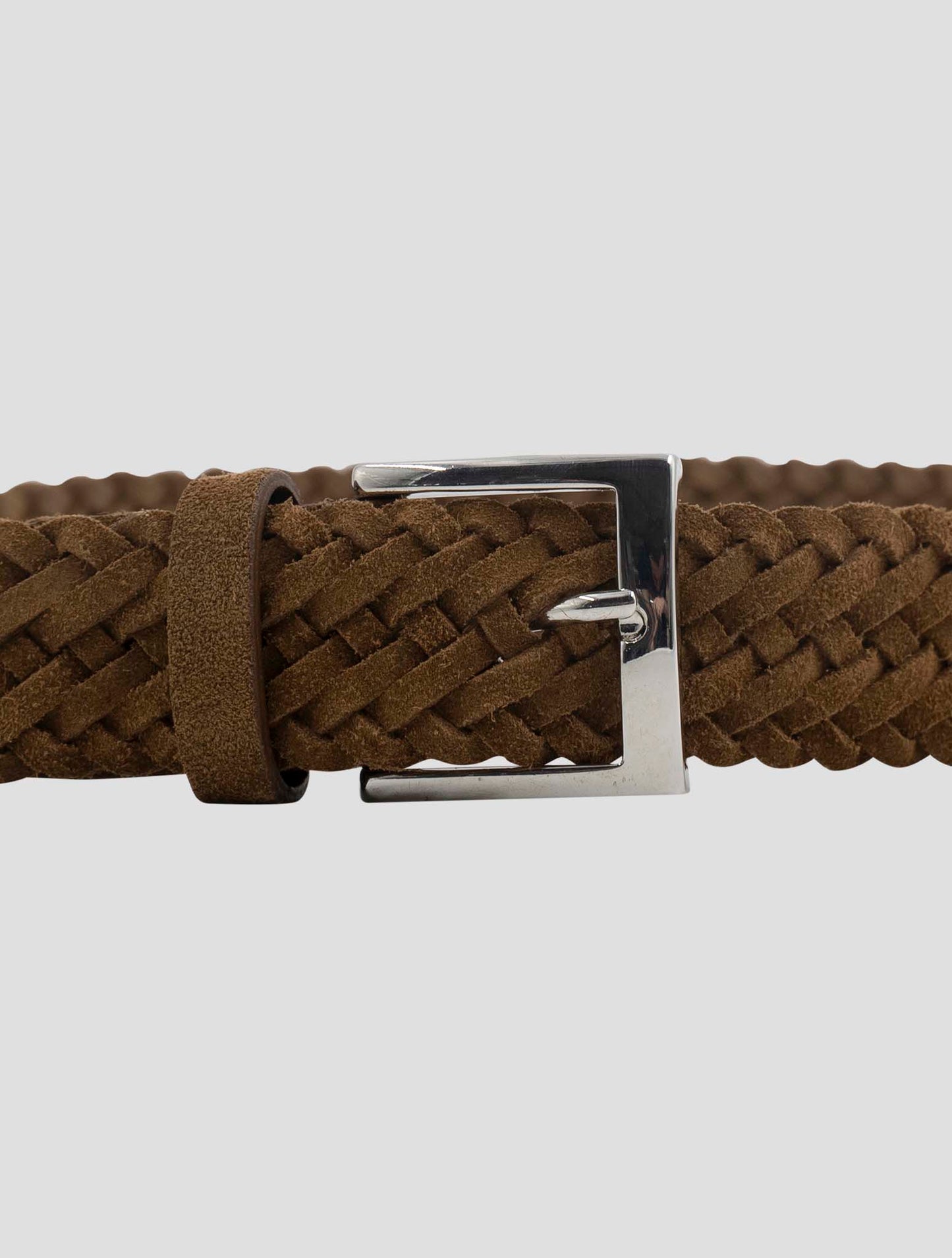 Kiton Brown Leather Belt