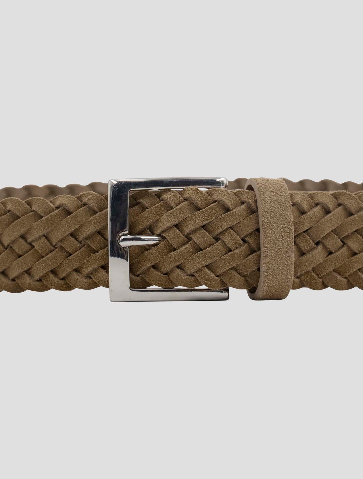 Kiton Brown Leather Belt