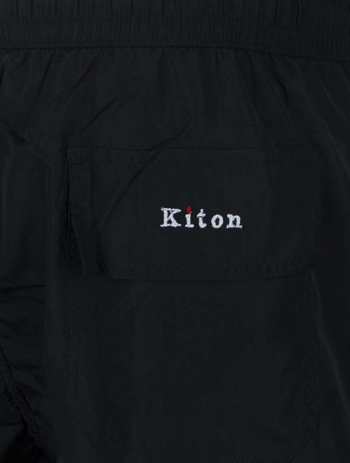 Kiton Black Pl Swim Trunks