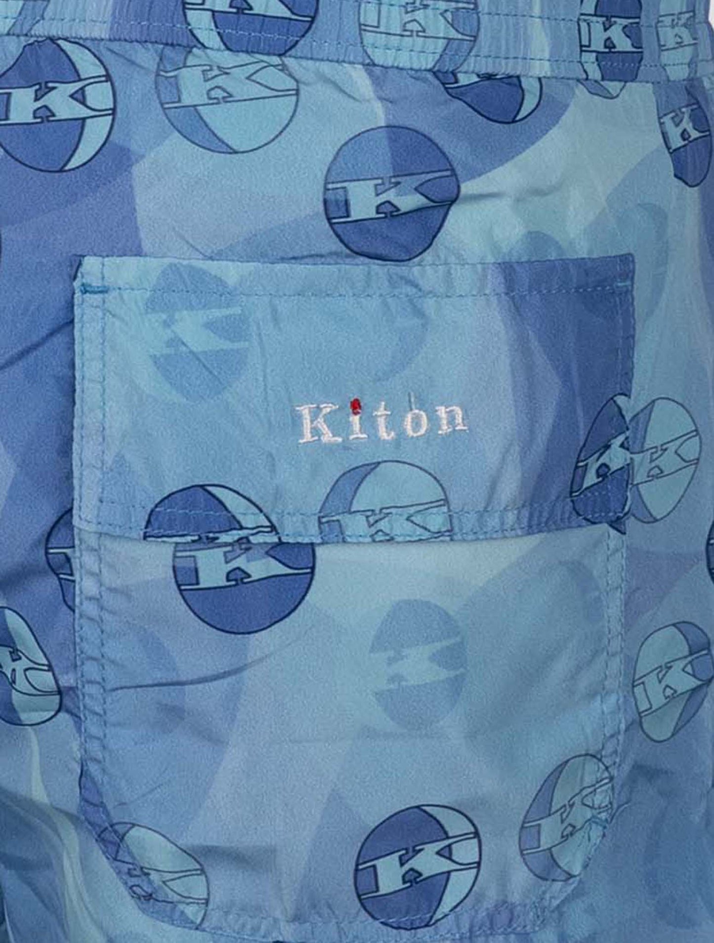 Kiton Light Blue Pl Swim Trunks