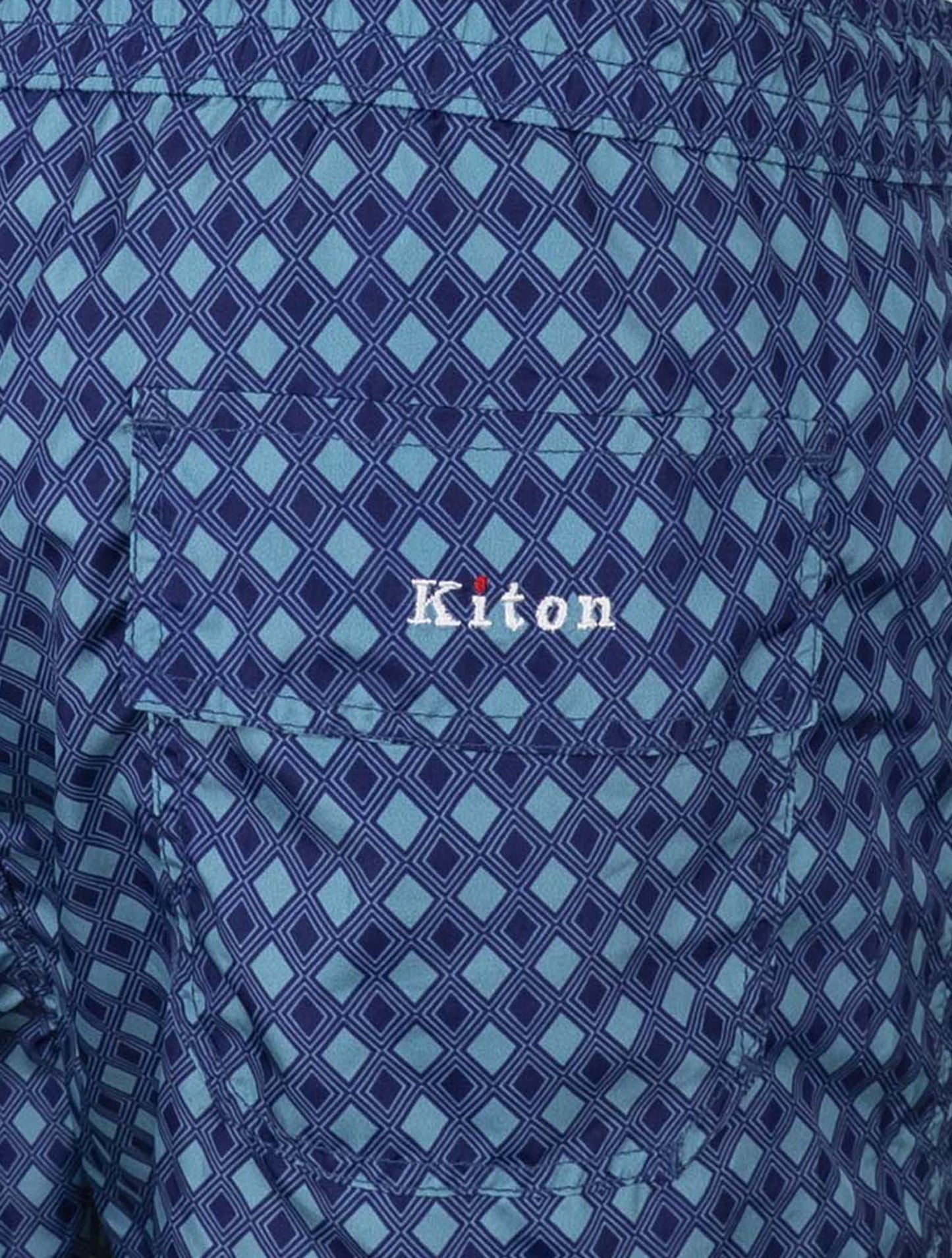Kiton Purple Light Blue Pl Swim Trunks