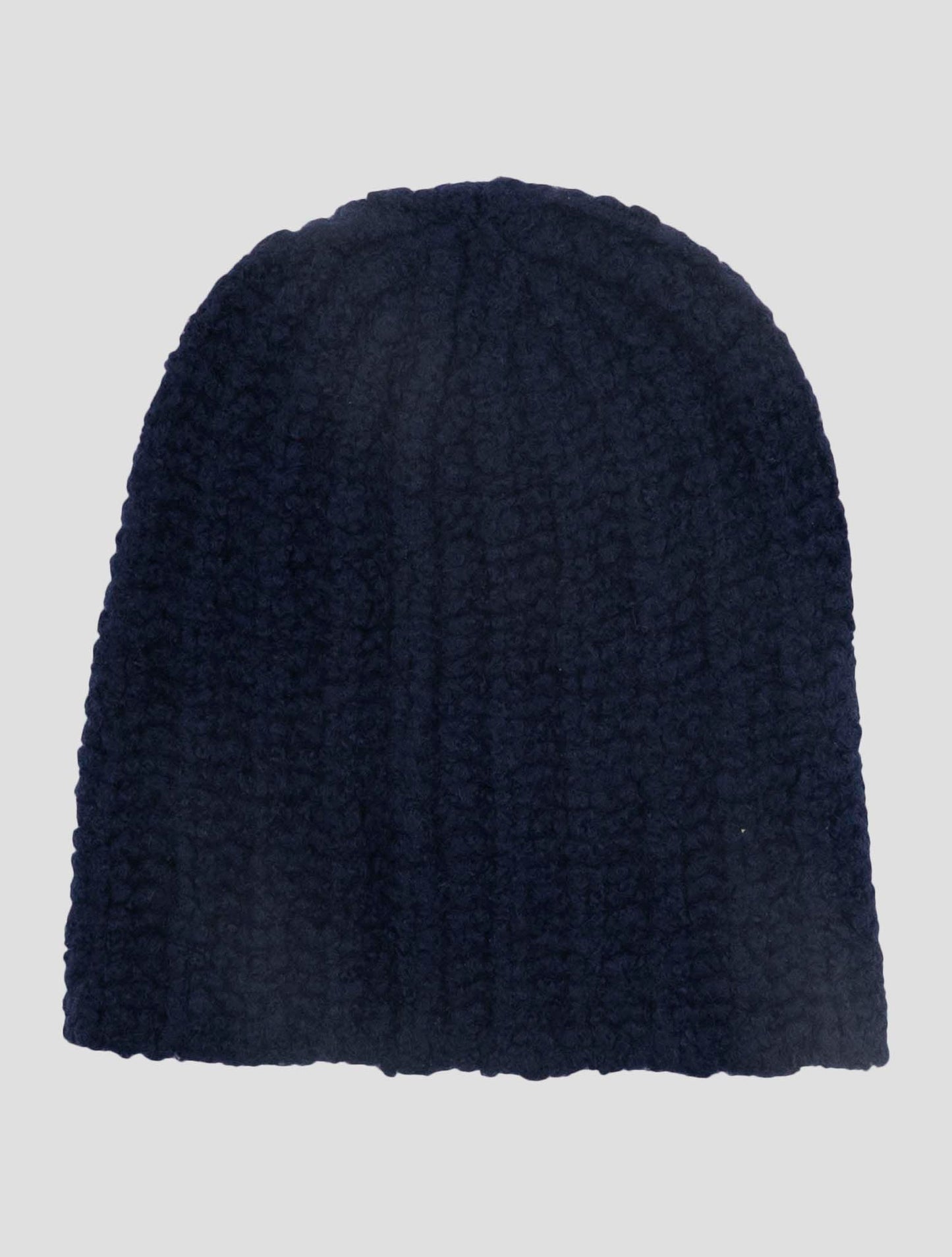 Kiton Blue Cashmere Silk Beanie Hat Women